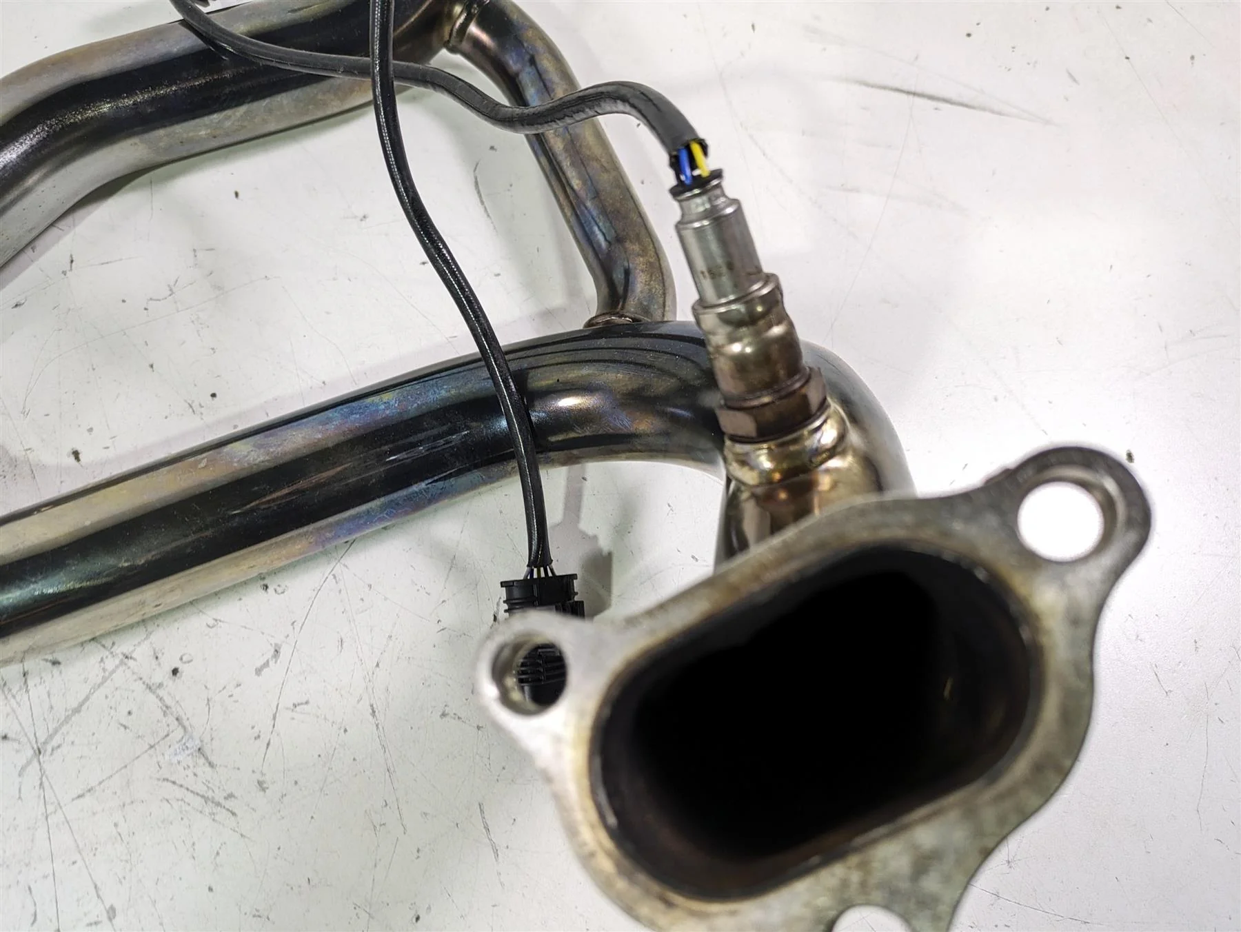 2022 BMW R1250 RT K052 Chrome Exhaust Pipe Header & Actuator 18518559520 - Image 4