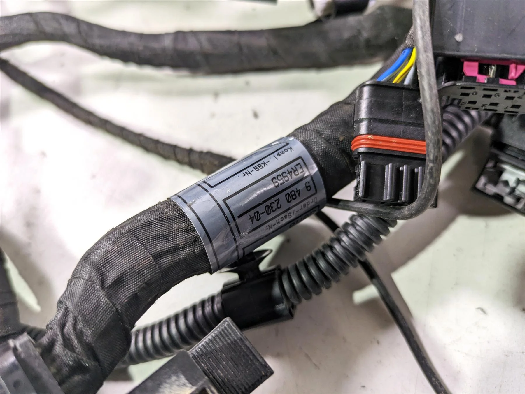 2022 BMW R1250 RT K052 Main & Engine Wiring Harness Esa - Read 61111683202 - Image 7