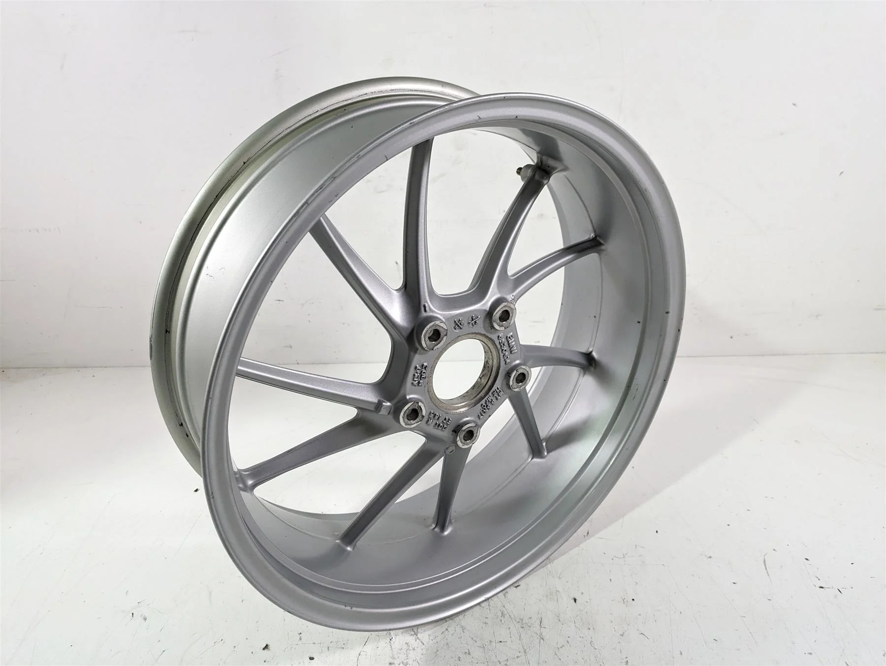 2022 BMW R1250 RT K052 Straight 17x5.5 Rear Wheel Rim 36317727235 - Image 11