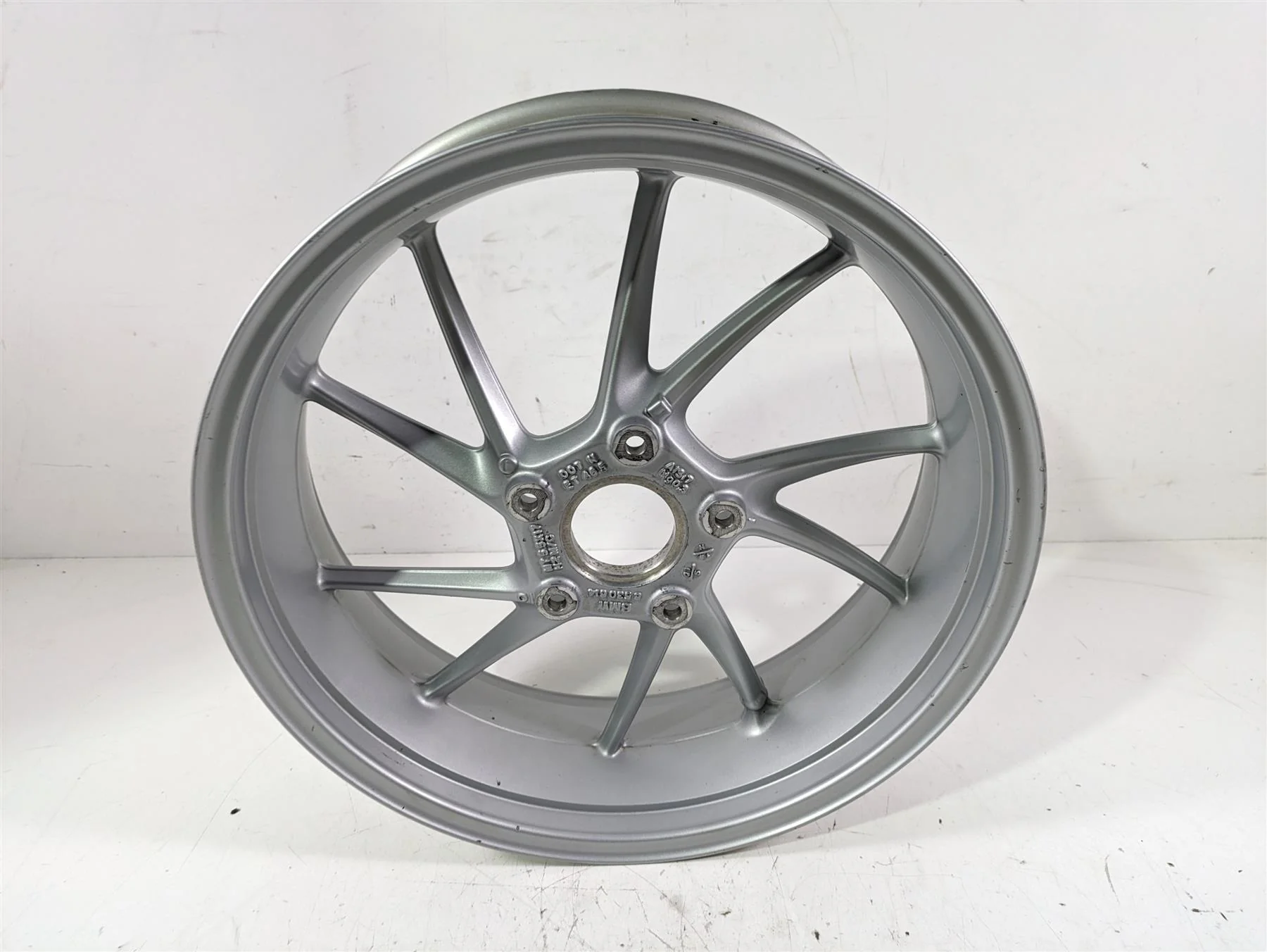 2022 BMW R1250 RT K052 Straight 17x5.5 Rear Wheel Rim 36317727235 - Image 3