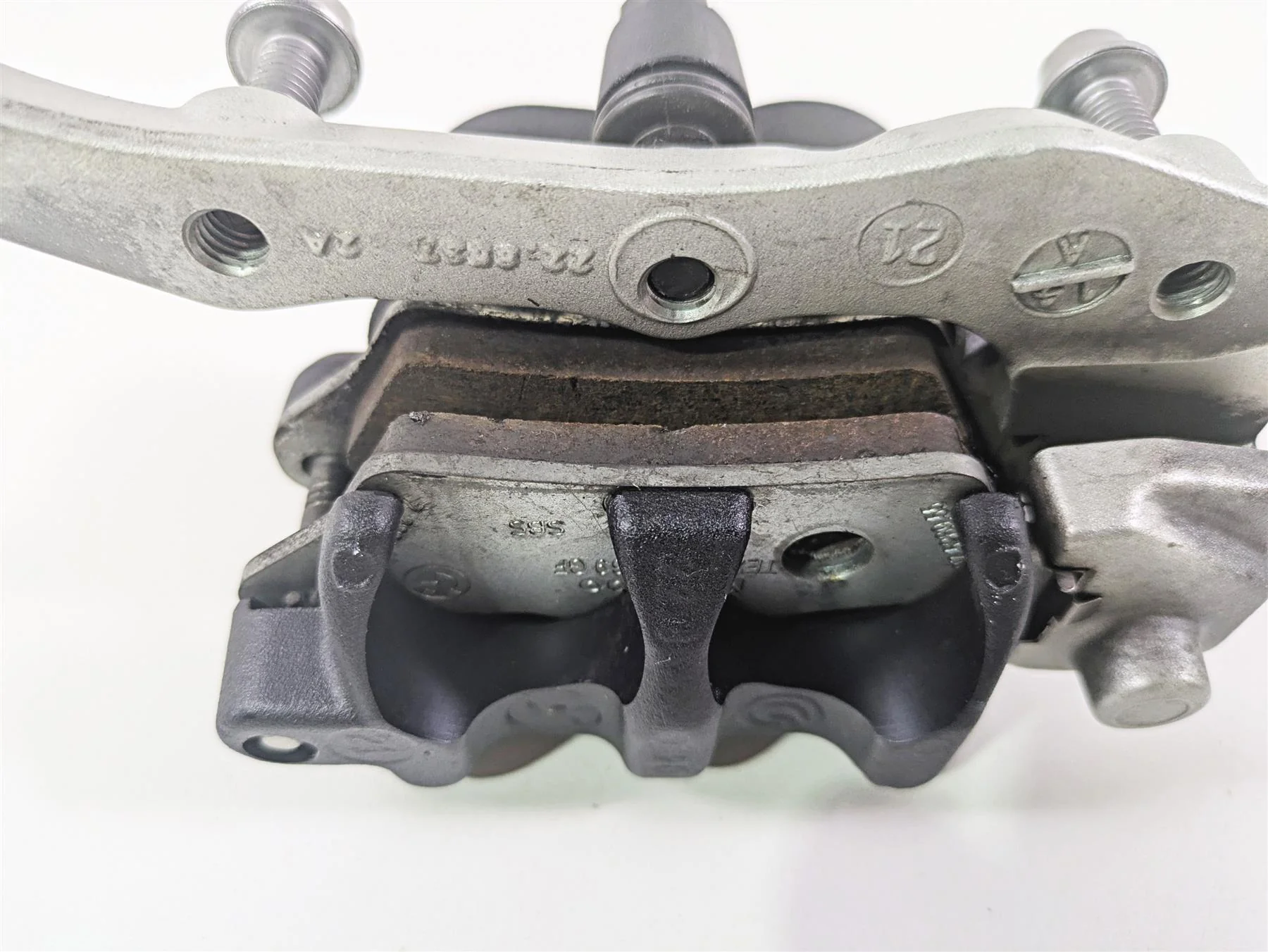2022 BMW RnineT Pure K22 Rear Brembo Brake Caliper + Mount 34217664103 - Image 8