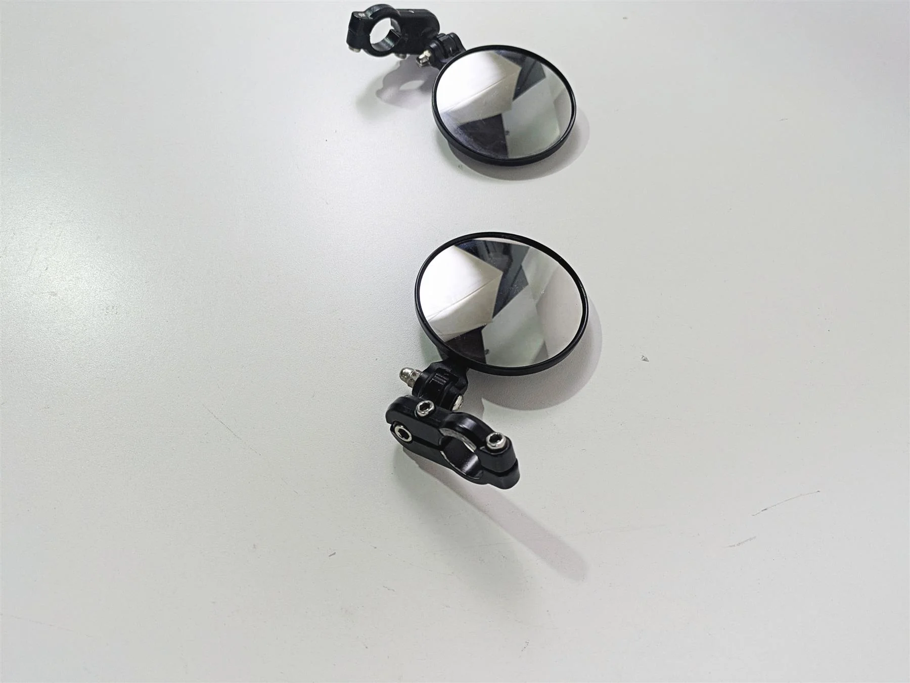 2022 BMW RnineT Pure K22 Round Bar End Rear View Mirror Set - Image 3