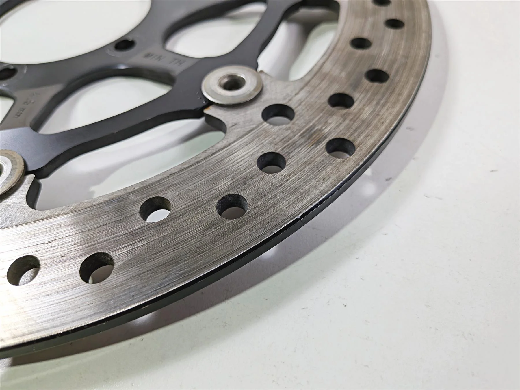 2022 BMW S1000RR K67 Front Brake Rotor Disc Forged / CArbon 320mm 4.9mm 34111691856 - Image 12