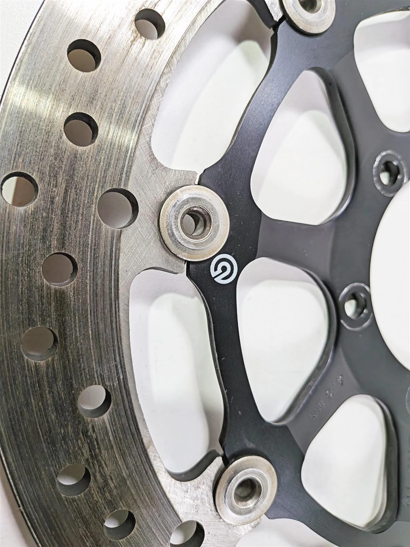 2022 BMW S1000RR K67 Front Brake Rotor Disc Forged / CArbon 320mm 4.9mm 34111691856 - Image 9