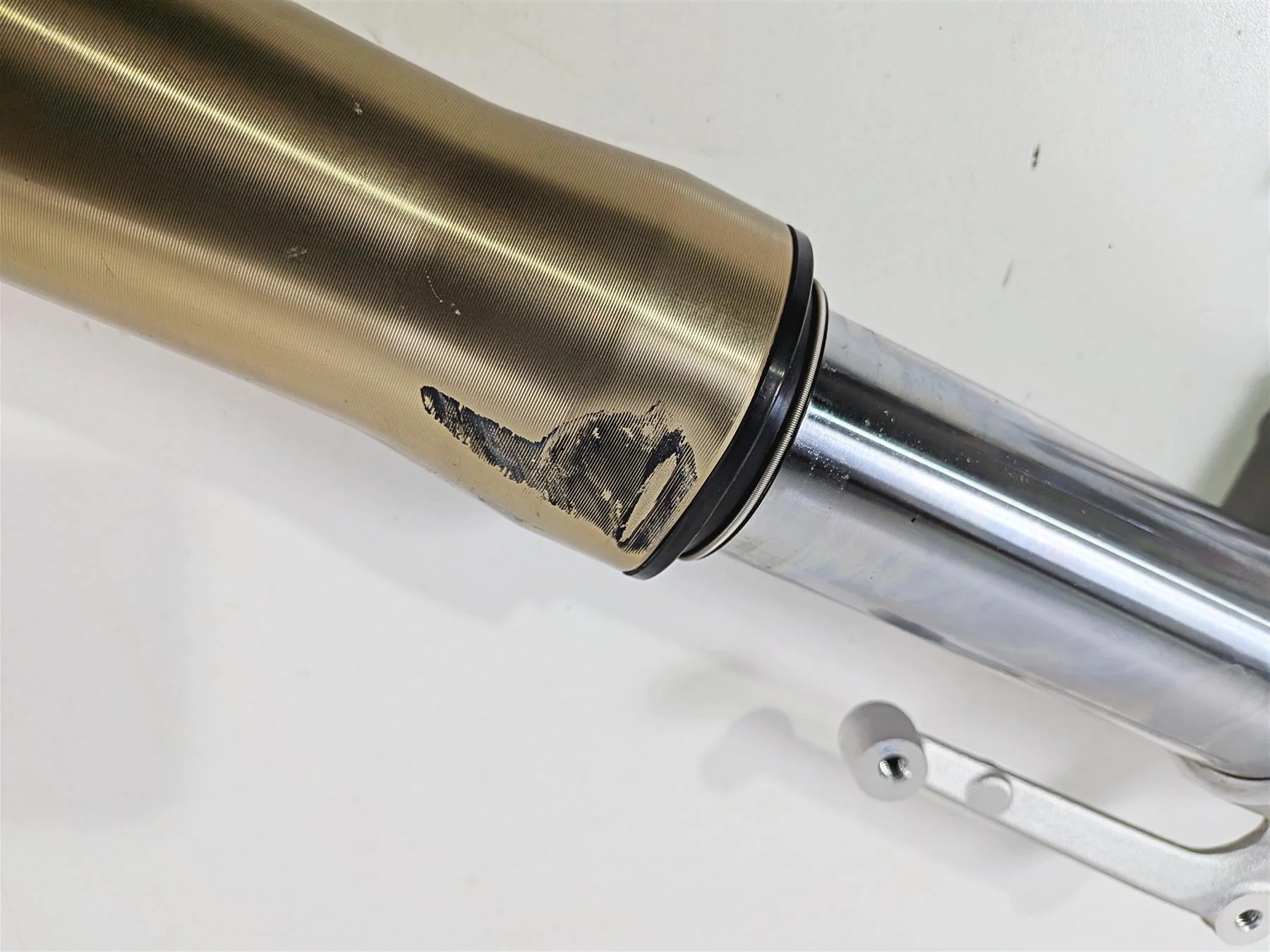 2022 BMW S1000RR K67 Front Left Marzocchi Fork Leg - For Parts Only 31427924571 - Image 19