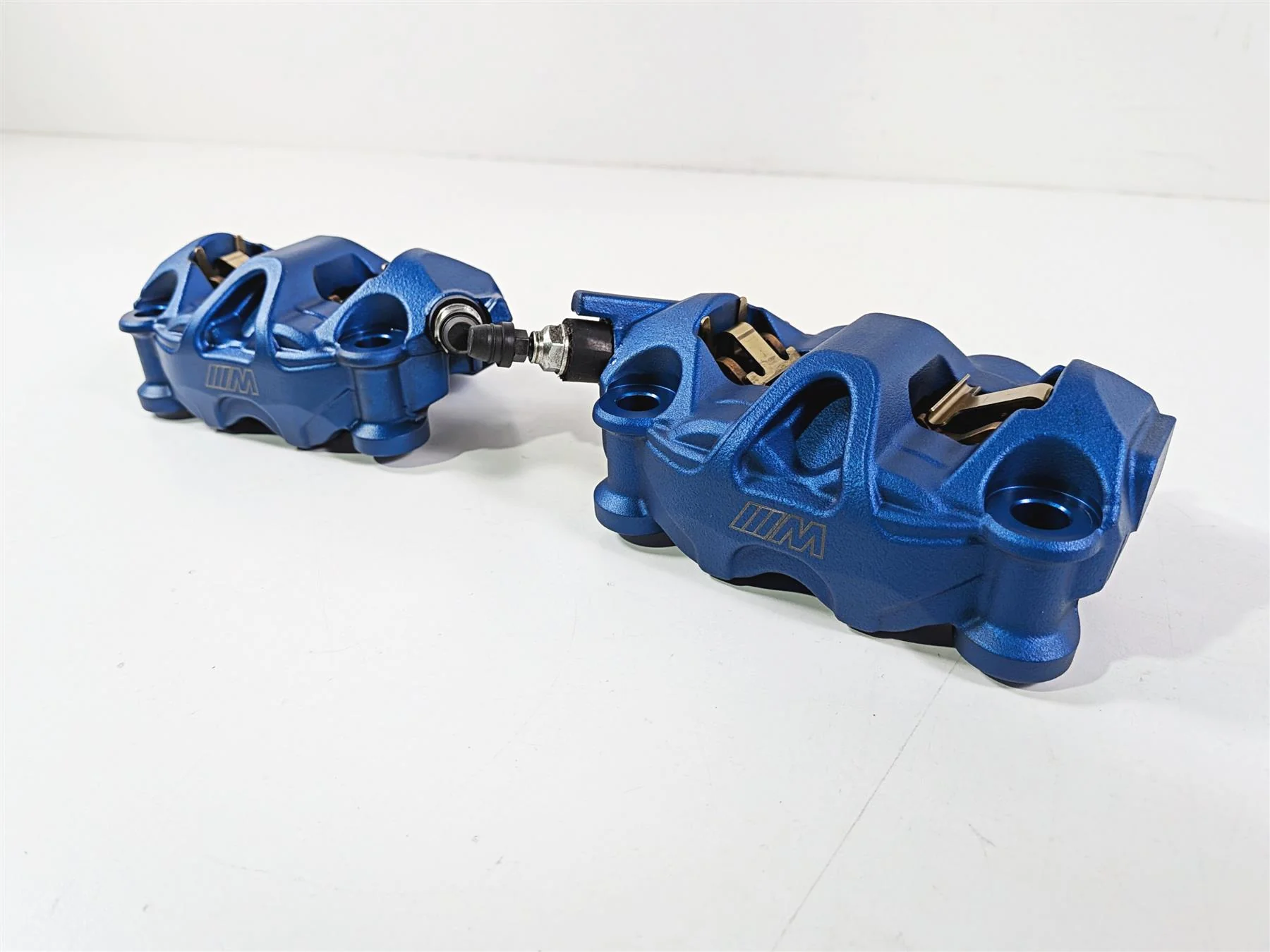 2022 BMW S1000RR K67 M-Series Blue Front Brake Calipers 34117106087 34117106088 - Image 13