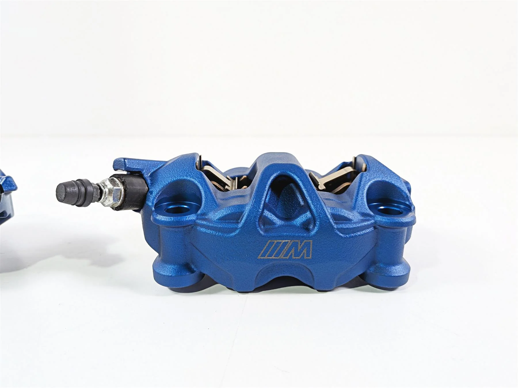 2022 BMW S1000RR K67 M-Series Blue Front Brake Calipers 34117106087 34117106088 - Image 4