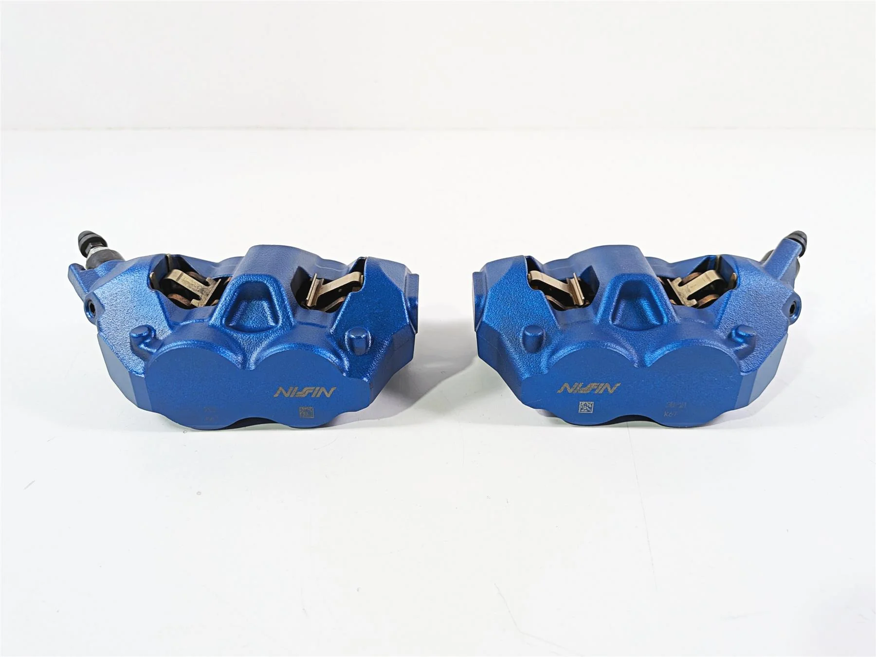 2022 BMW S1000RR K67 M-Series Blue Front Brake Calipers 34117106087 34117106088 - Image 6