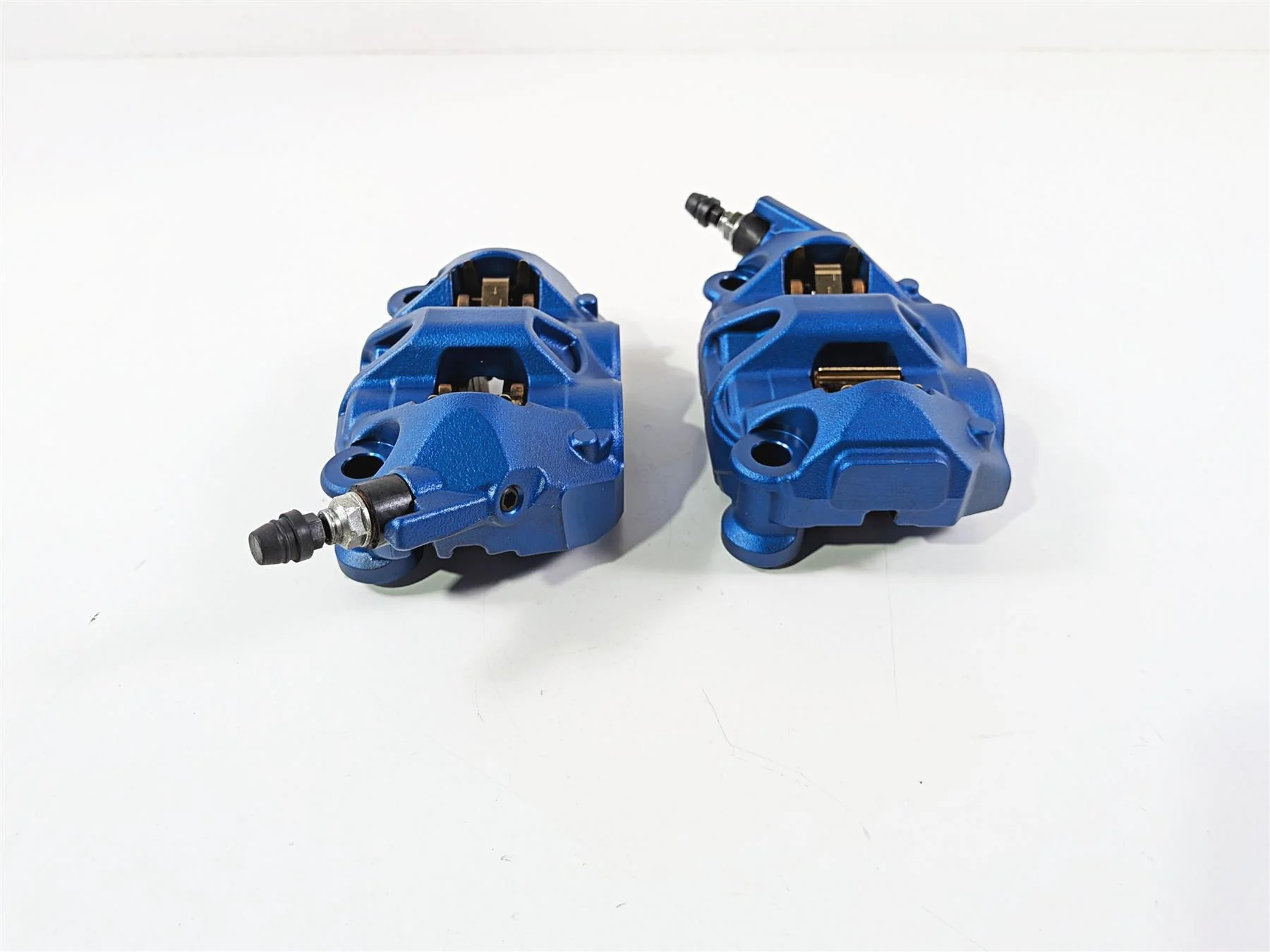 2022 BMW S1000RR K67 M-Series Blue Front Brake Calipers 34117106087 34117106088 - Image 7