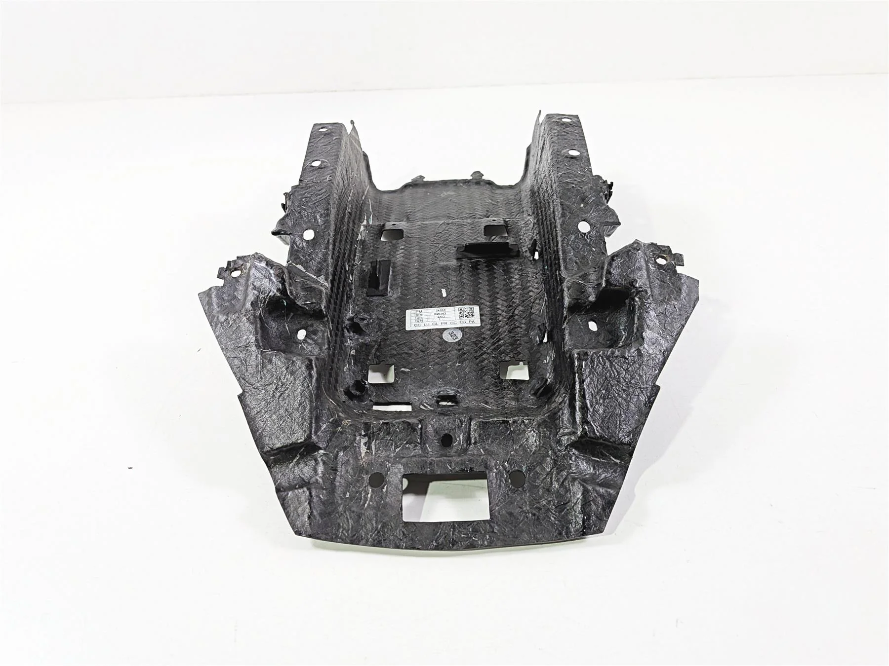 2022 BMW S1000RR K67 Rear Carbon Under Tail Subframe Cover Fairing -Read - Image 2