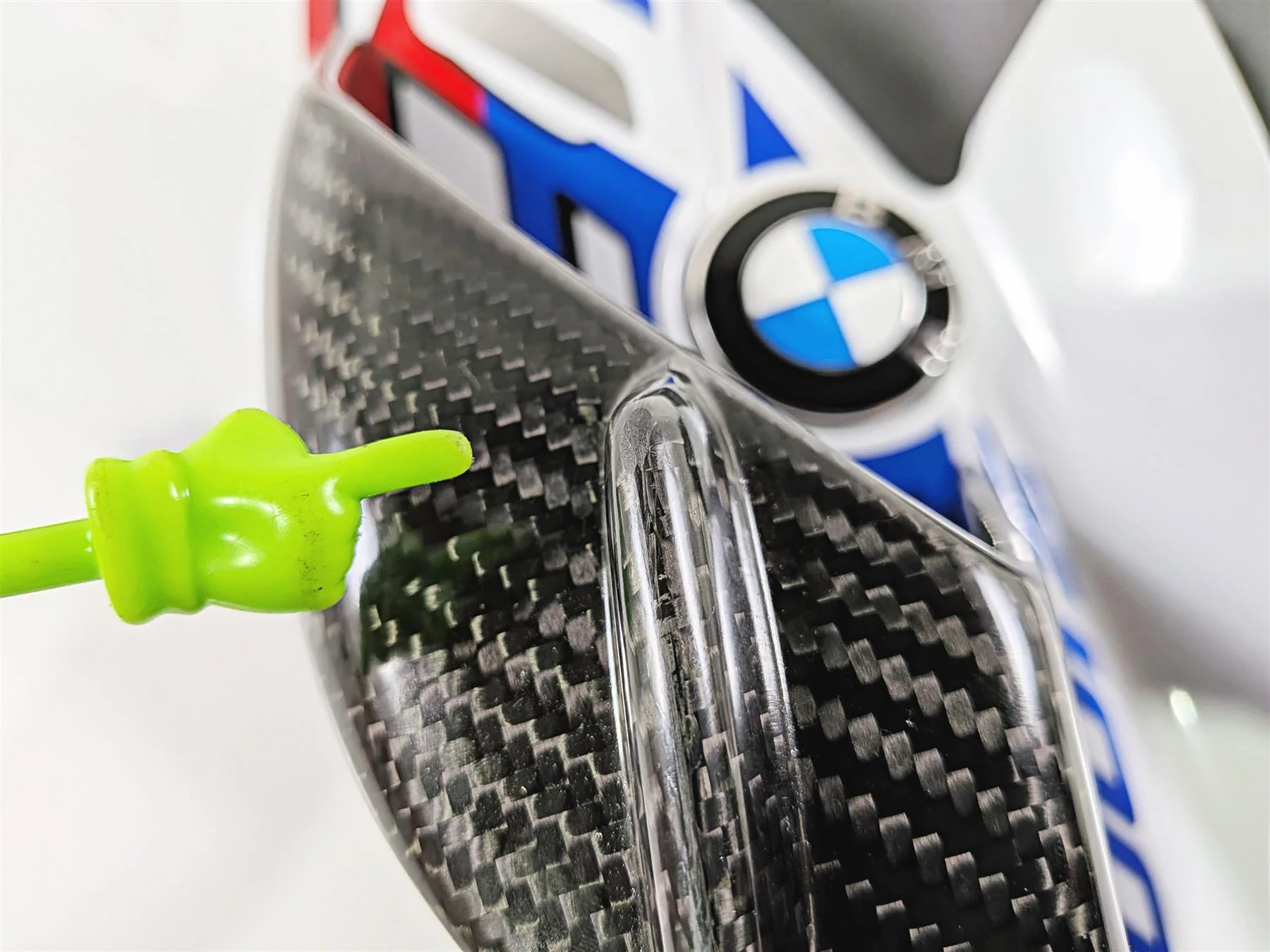 2022 BMW S1000RR K67 Right Side Fairing Cover & Carbon Fiber Wing 46637924422 - Image 14