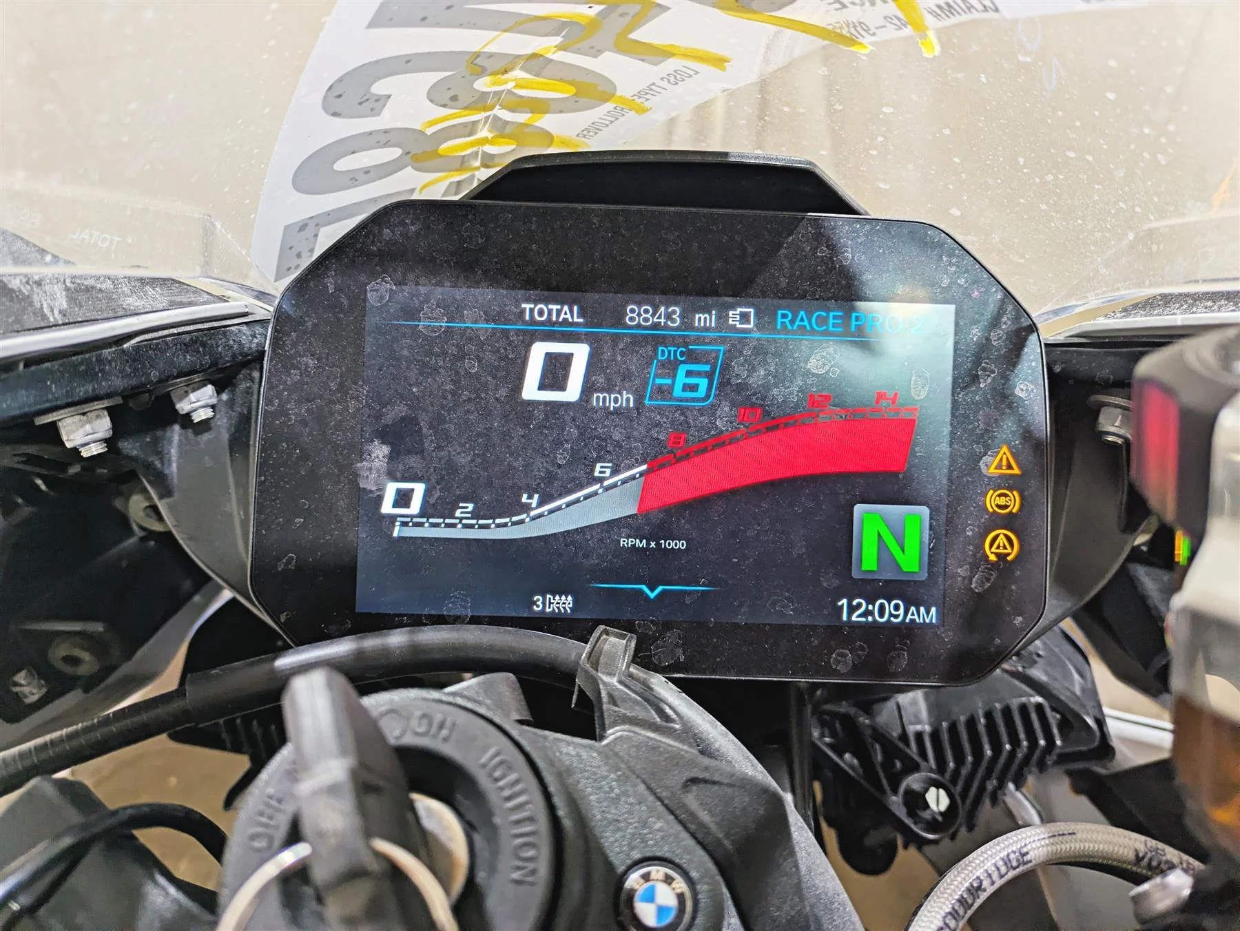 2022 BMW S1000RR K67 Speedometer Gauges Instrument TFT Screen 8K 62117914482 - Image 2