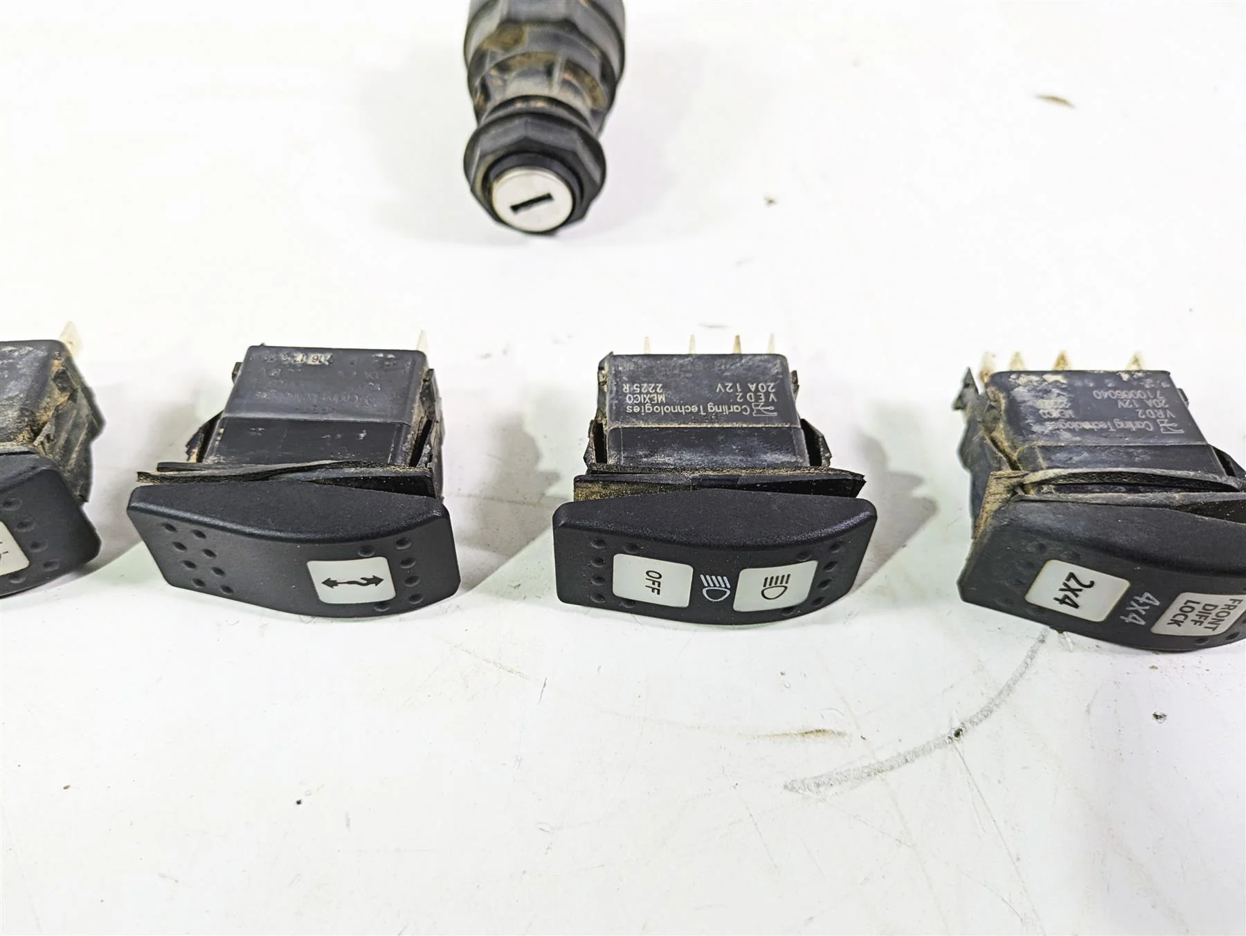 2022 Can-Am Defender XMR HD10 Ignition Switch Key Light Awd Switch Set 710007324 - Image 6
