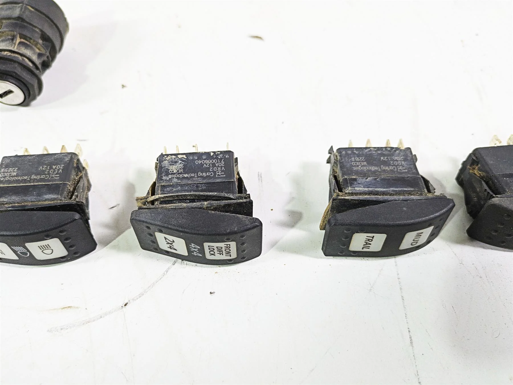 2022 Can-Am Defender XMR HD10 Ignition Switch Key Light Awd Switch Set 710007324 - Image 7