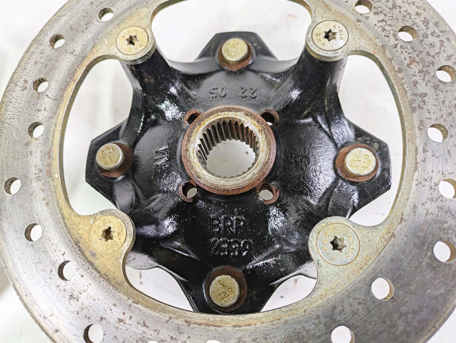 2022 Can-Am Defender XMR HD10 Rear Brake Rotor Wheel Hub Set - Read 705601511 - Image 12
