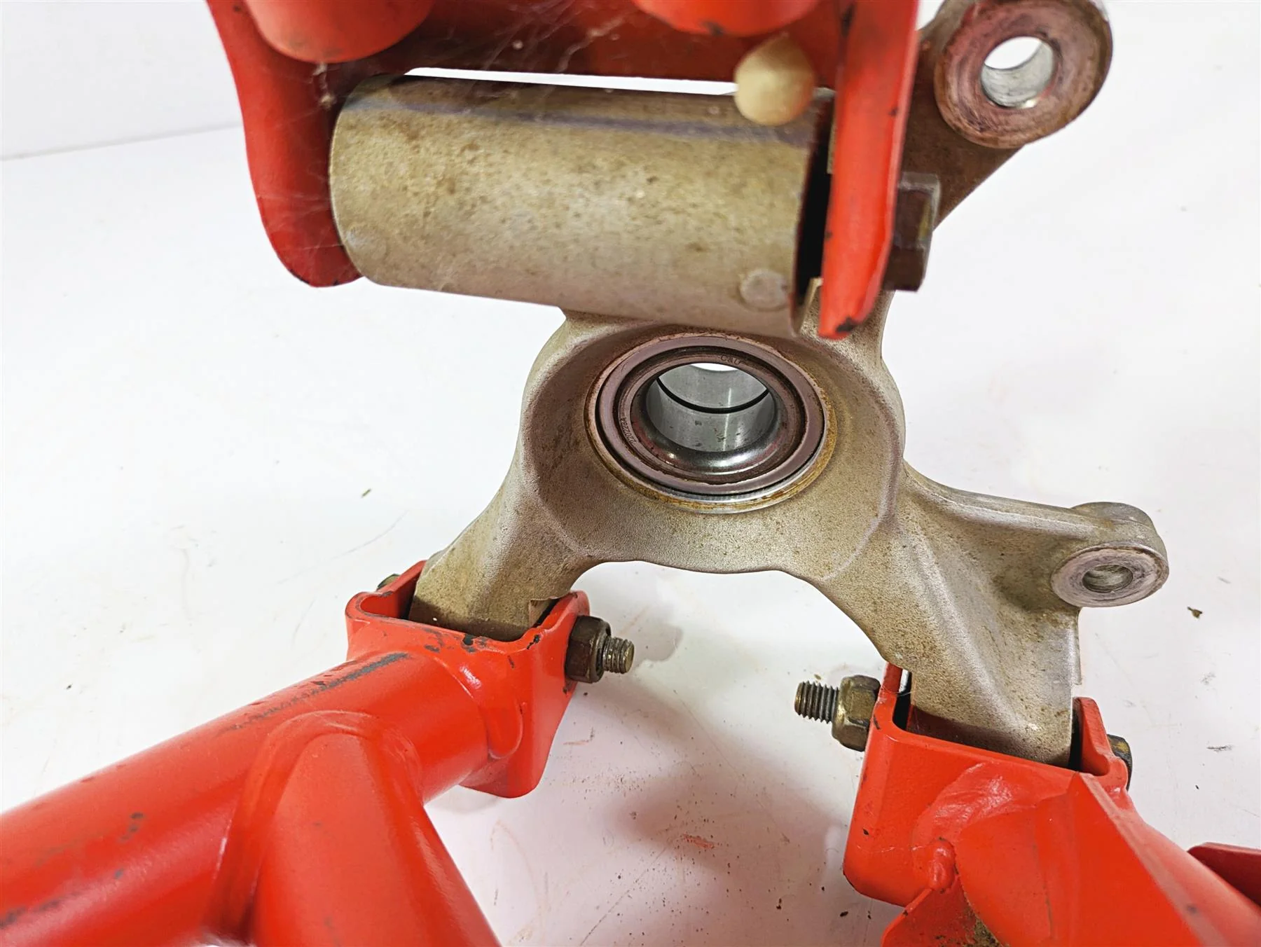 2022 Can-Am Defender XMR HD10 Rear Right Control Arm Knee Magma Red 706004550 - Image 8