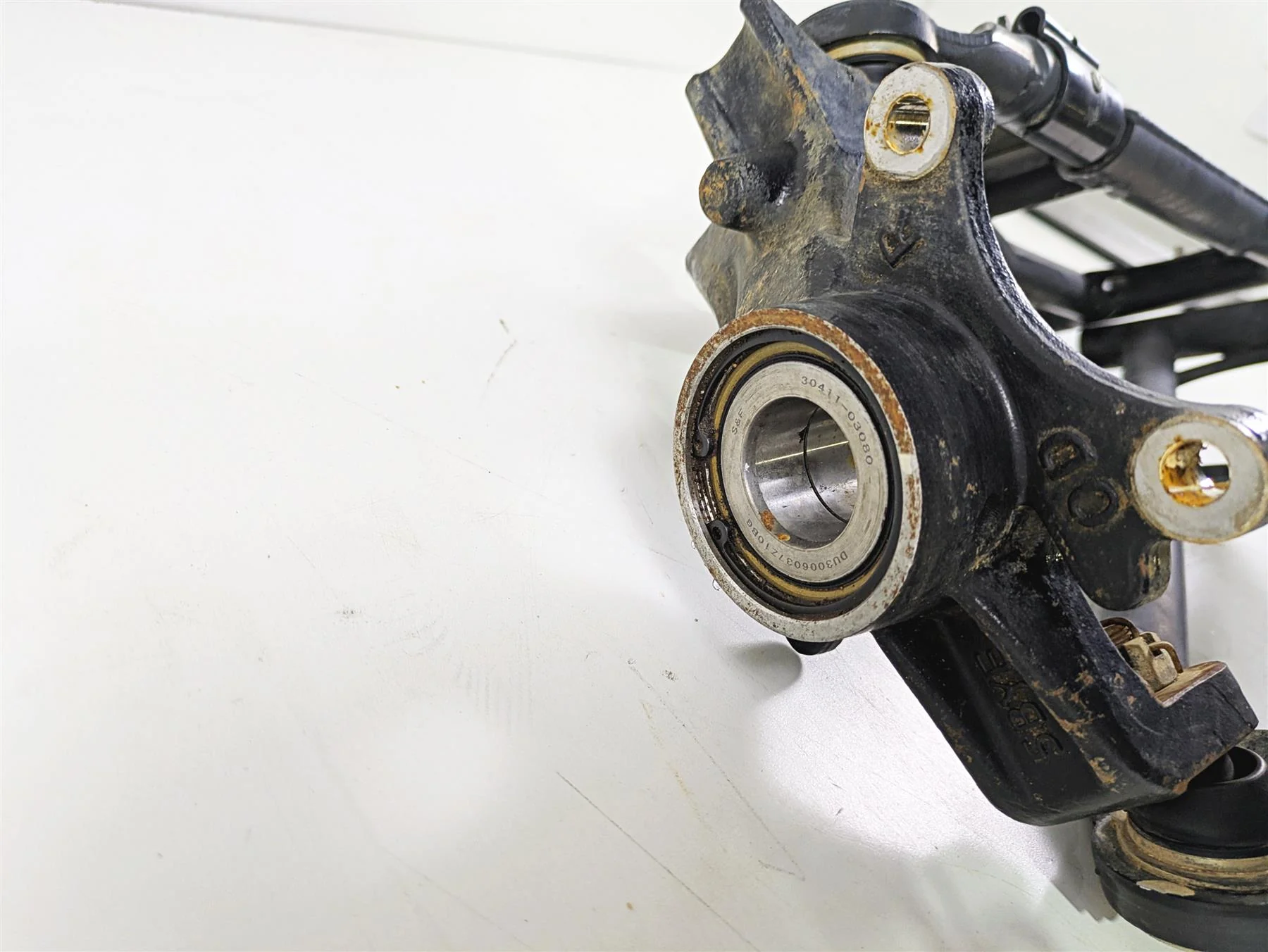 2022 CFMoto Zforce 950 Sport Front Right Control Arm Knee Assembly 5BYA-050801 - Image 7