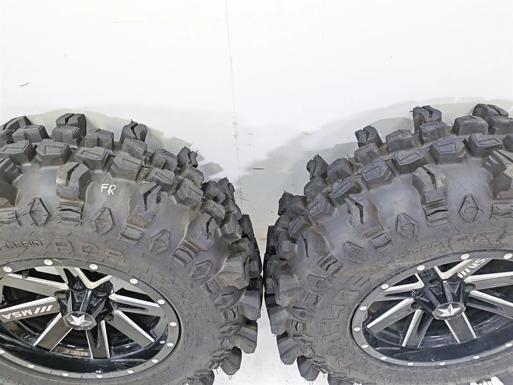 2022 CFMoto Zforce 950 Sport MSA Offroad 14x7 & Frontline ACP Tire Set M41-04756 - Image 3