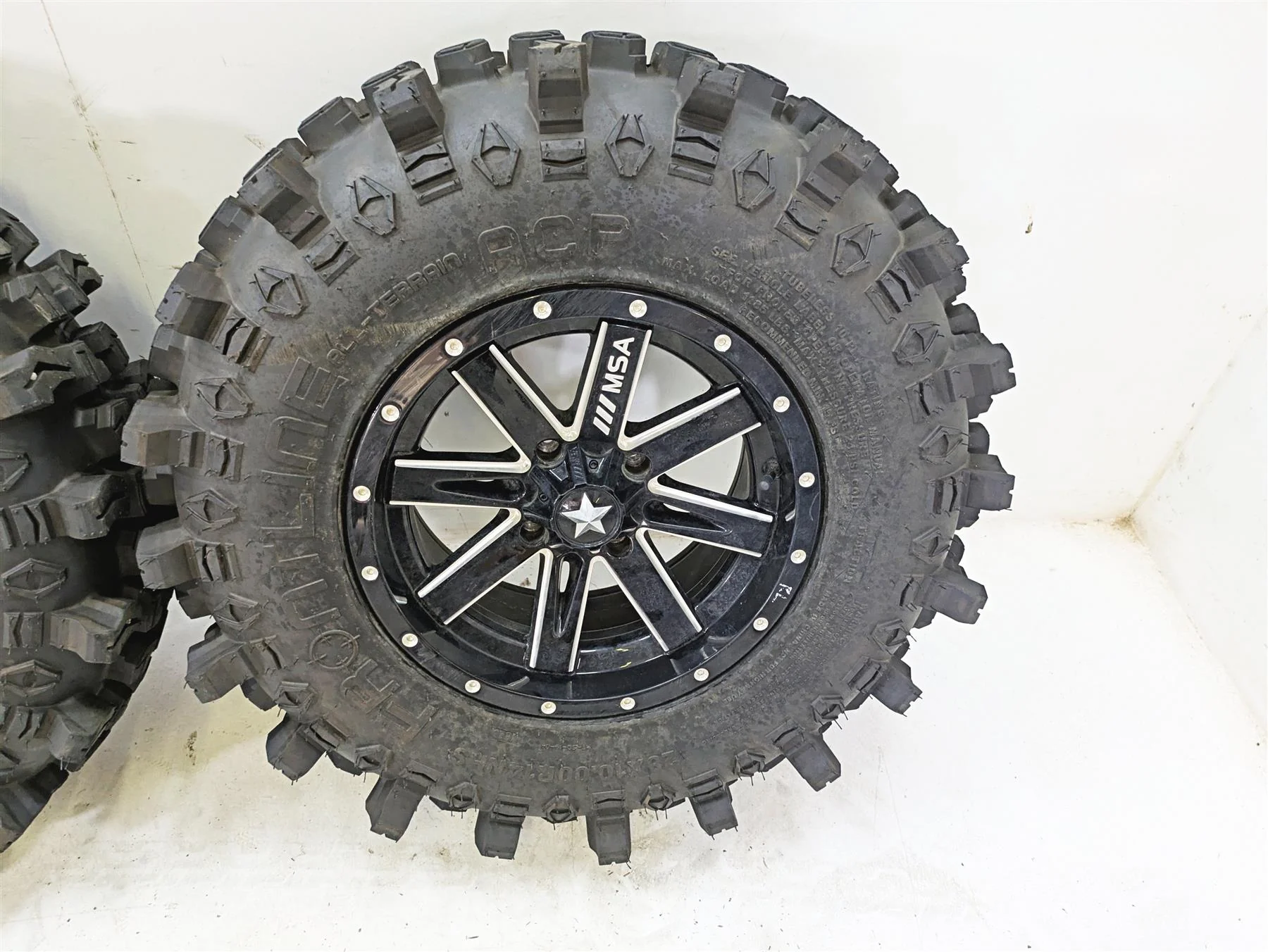2022 CFMoto Zforce 950 Sport MSA Offroad 14x7 & Frontline ACP Tire Set M41-04756 - Image 8