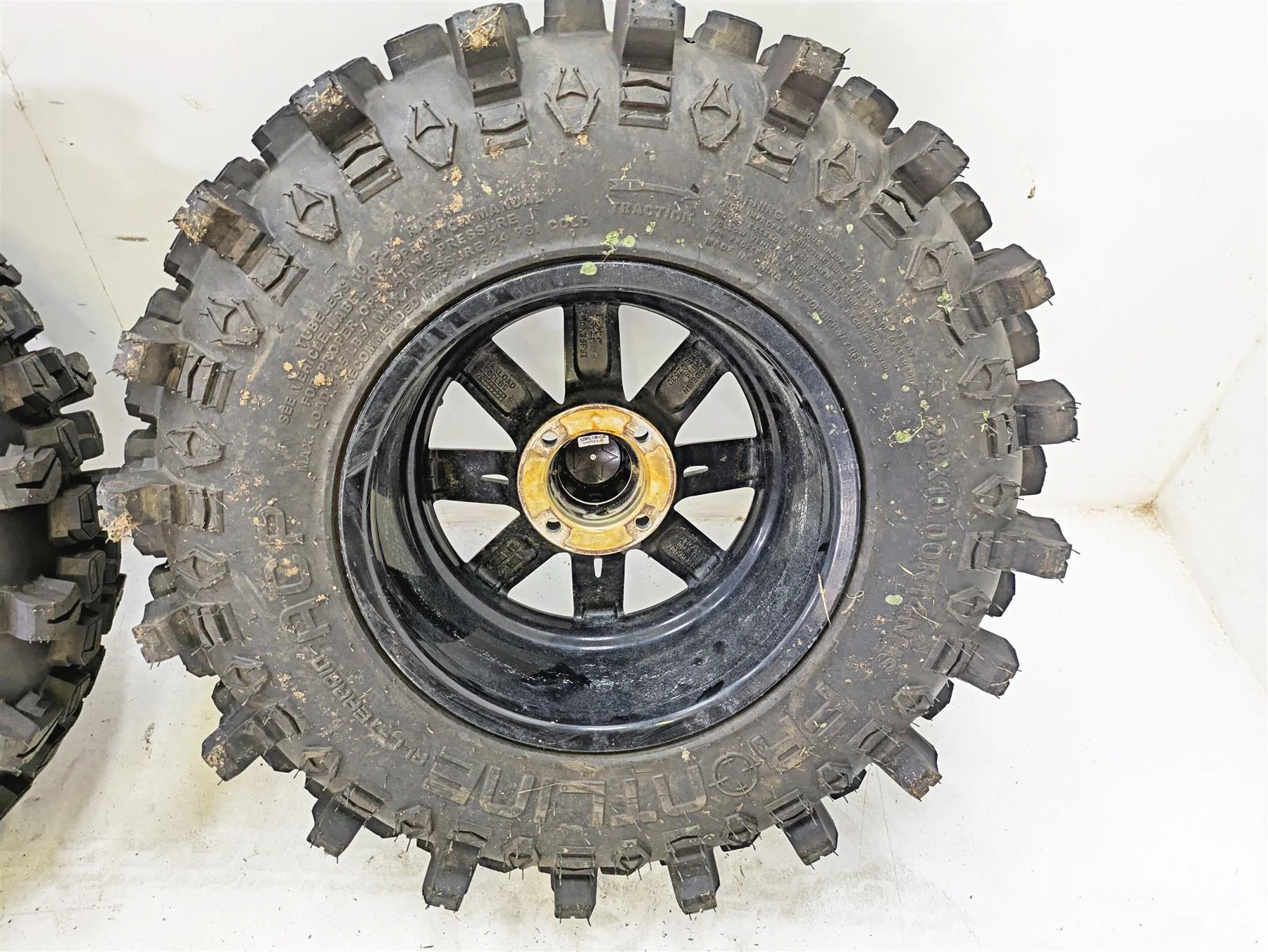 2022 CFMoto Zforce 950 Sport MSA Offroad 14x7 & Frontline ACP Tire Set M41-04756 - Image 9