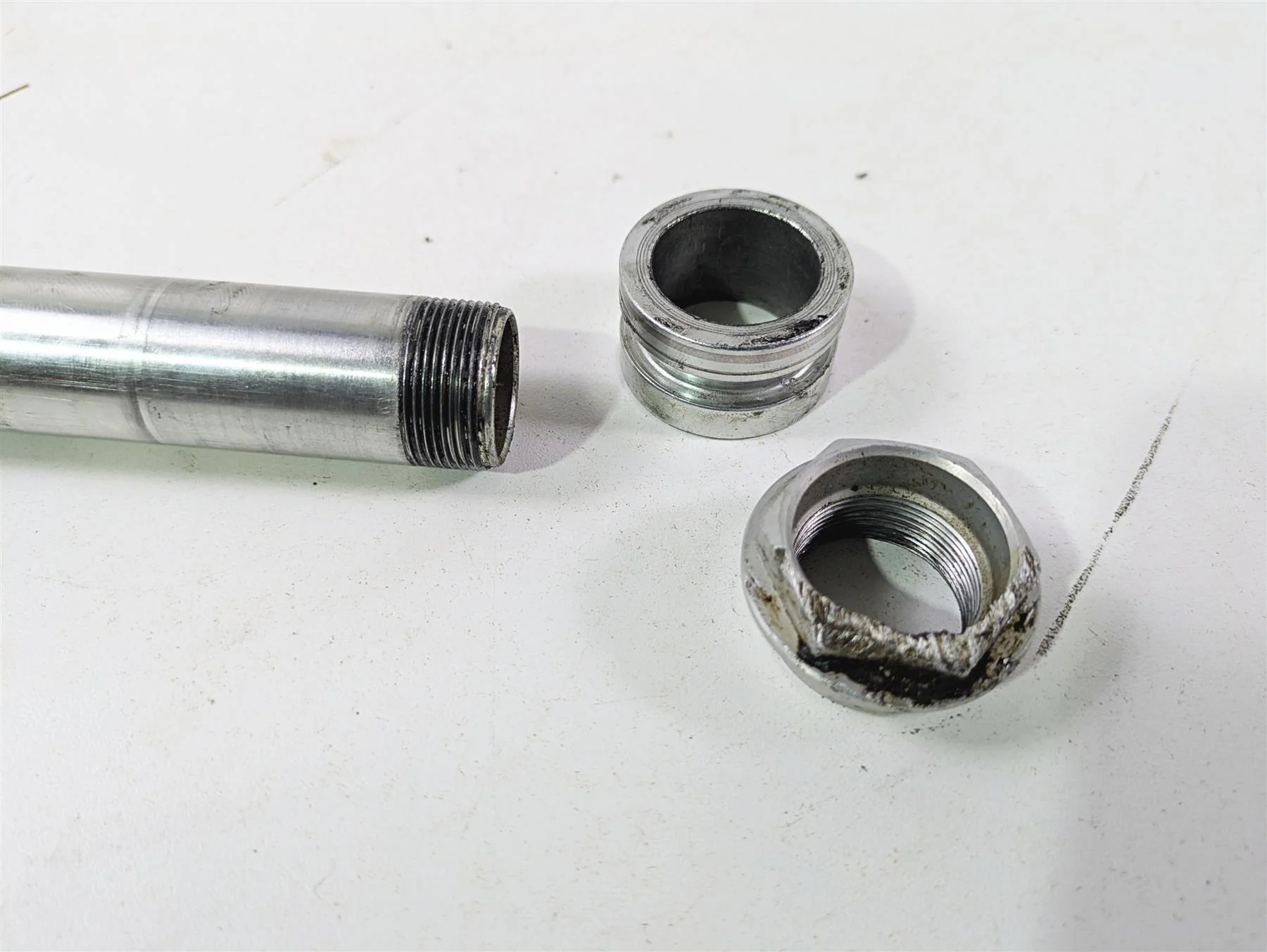 2022 Ducati Hypermotard 950 Front Axle Wheel Spindle 24mm 81910602AA - Image 7