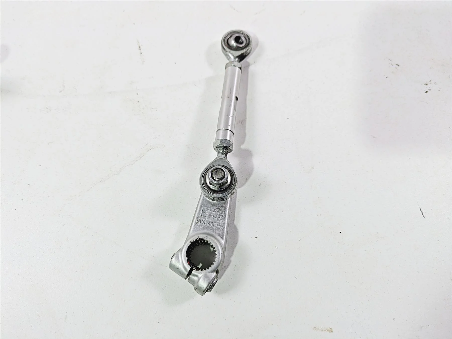 2022 Ducati Hypermotard 950 Left Footpeg Mount & Shifter linkage 82413571A - Image 10