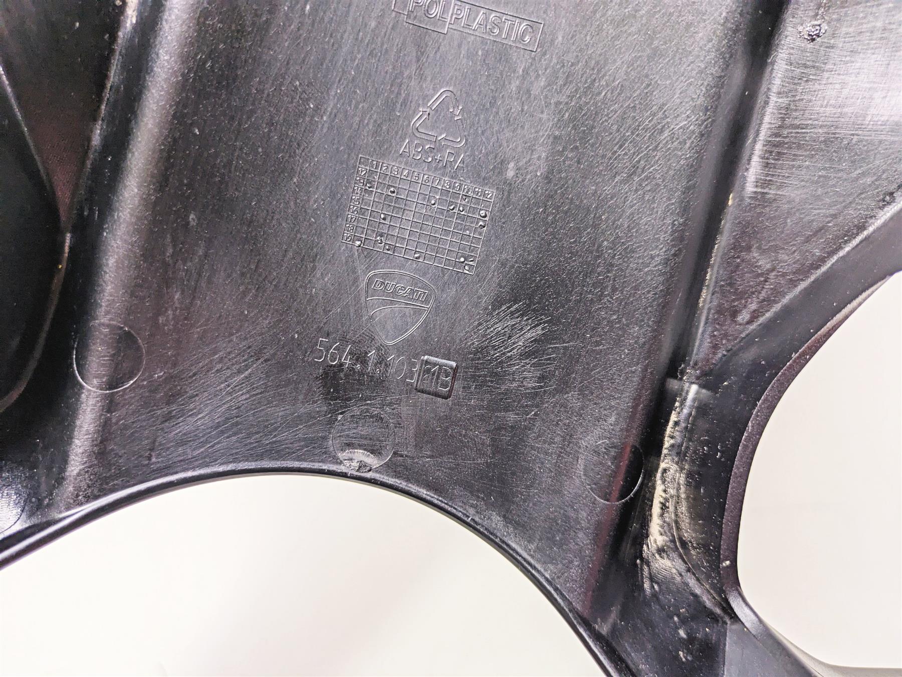 2022 Ducati Hypermotard 950 Lower Front Fender 564P1031CA - Image 5