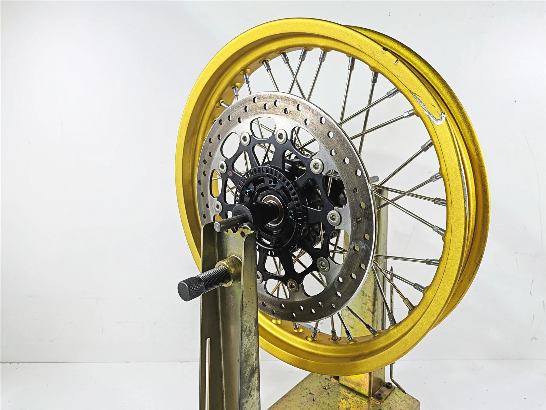 2022 Ducati Scrambler Desert Sled 19x3 Front Wheel Rim - Bent 50122601AA - Image 10