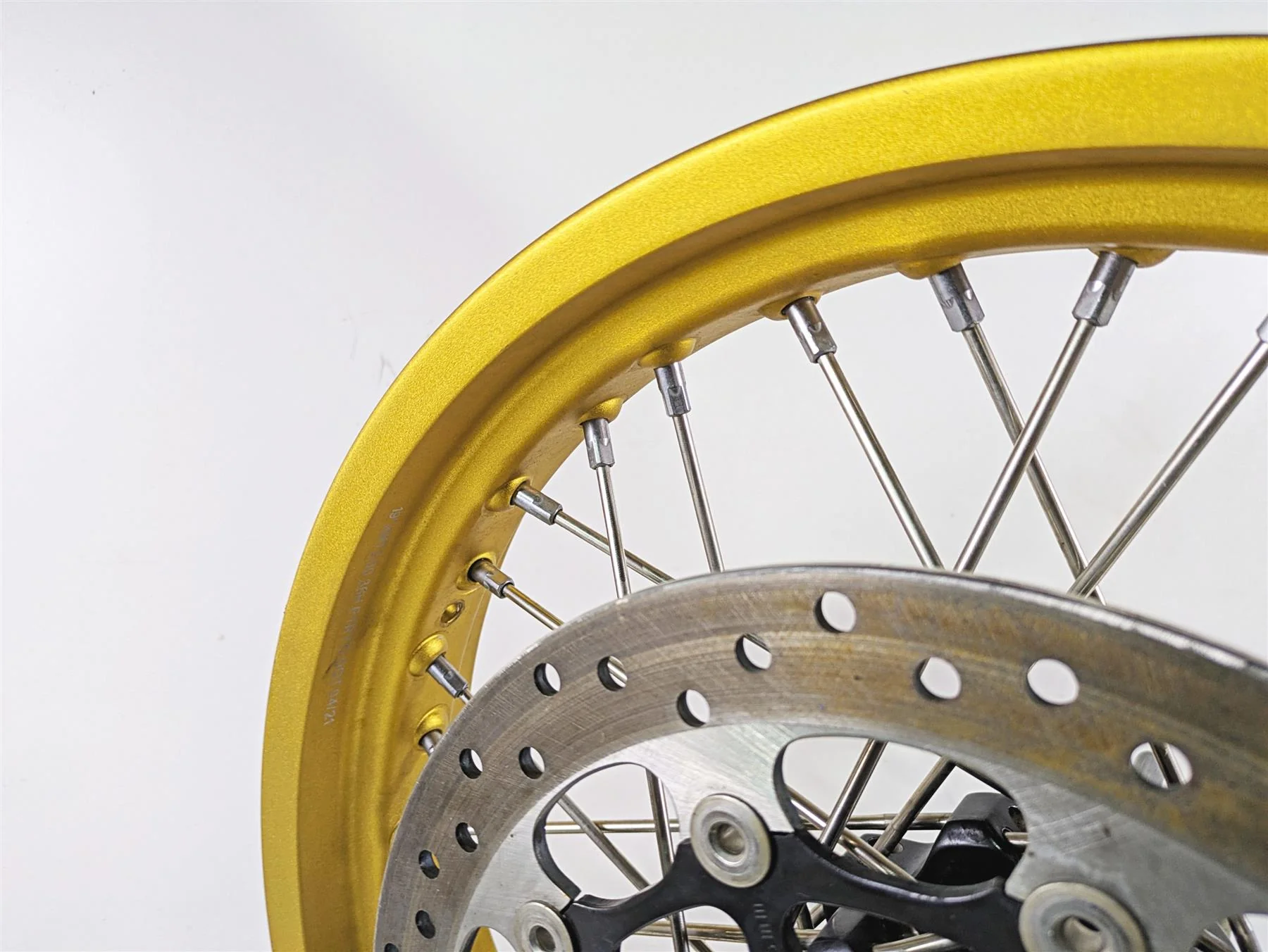 2022 Ducati Scrambler Desert Sled 19x3 Front Wheel Rim - Bent 50122601AA - Image 9