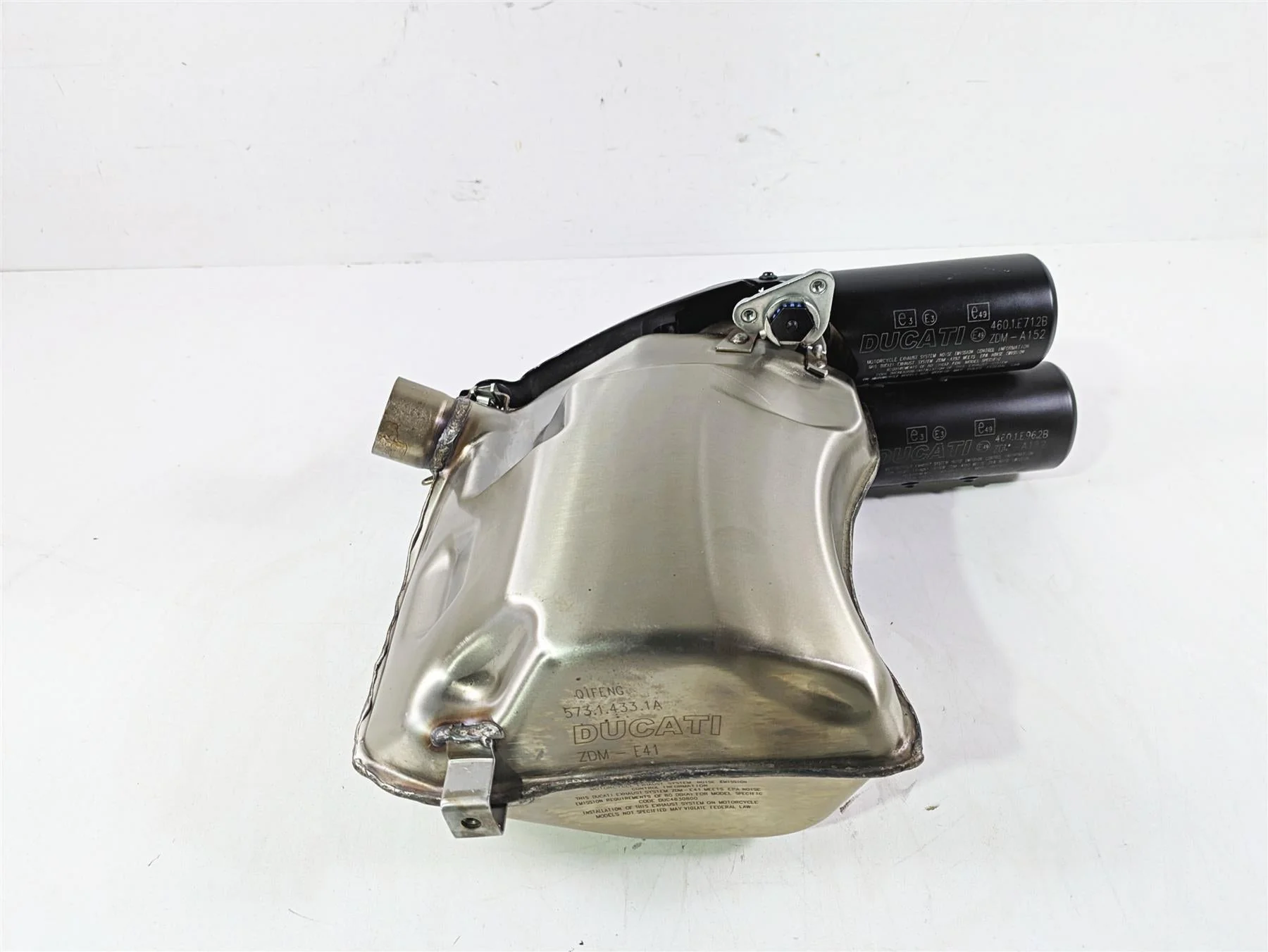 2022 Ducati Scrambler Desert Sled Exhaust Pipe Muffler Silencer 57314331A - Image 3