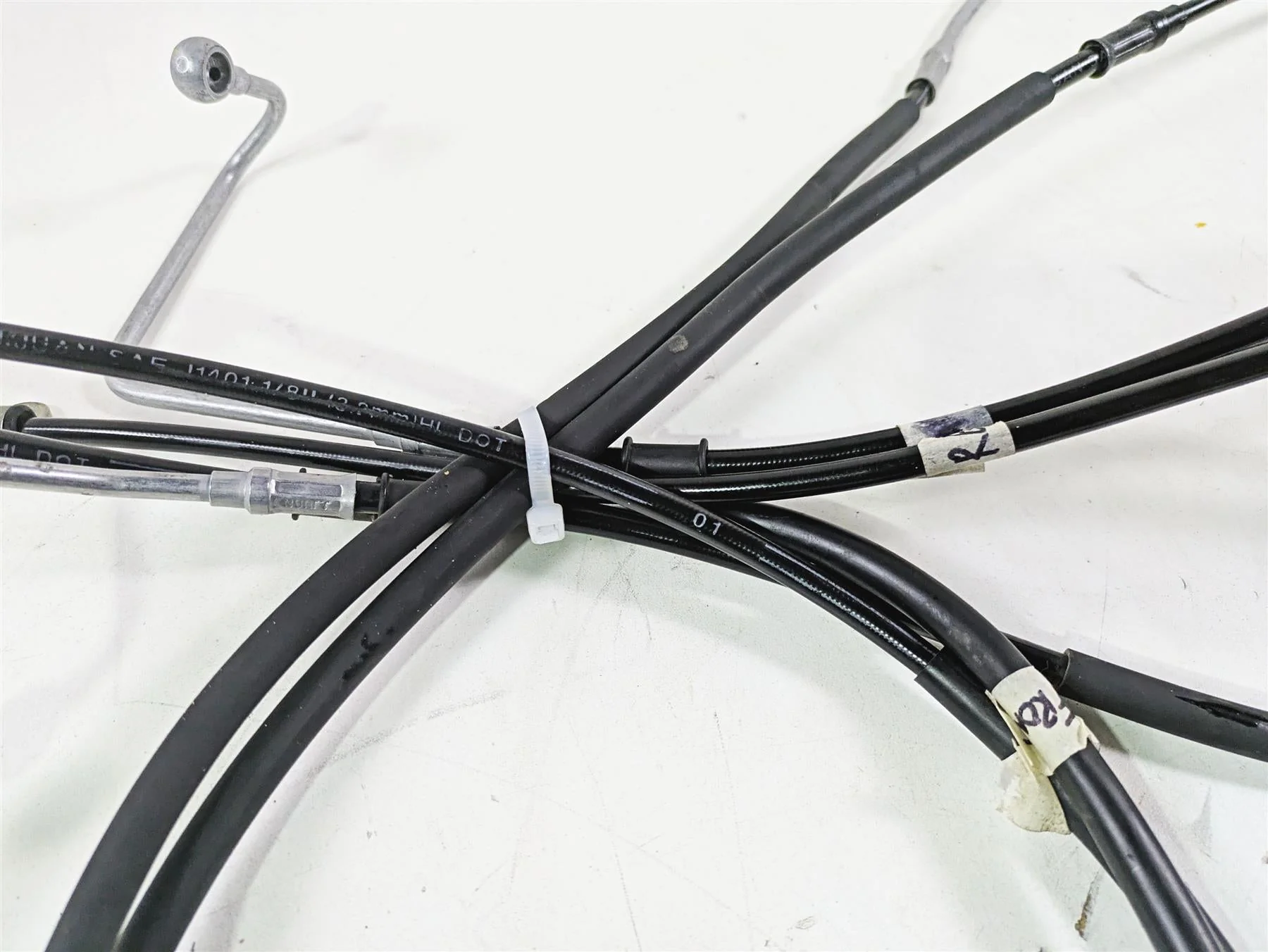 2022 Ducati Scrambler Desert Sled Front Rear Abs Brake Line Set 61811231A - Image 7