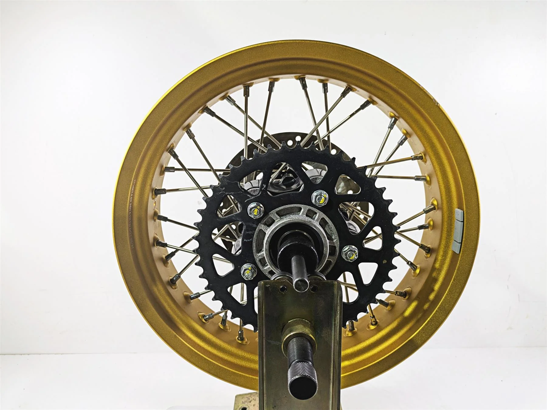 2022 Ducati Scrambler Desert Sled Straight 17x4.5 Rear Wheel Rim 50222351AA - Image 4