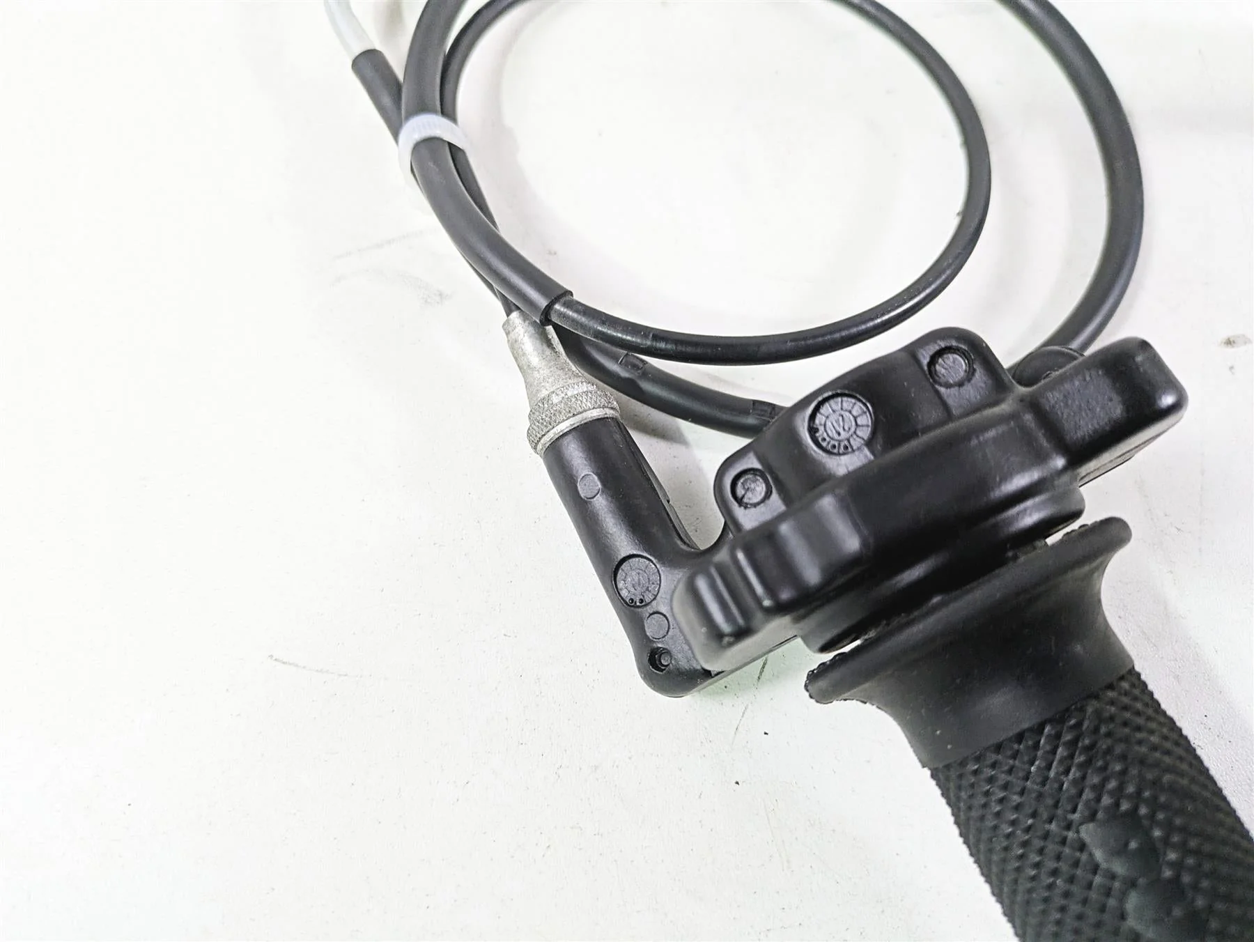 2022 Ducati Scrambler Desert Sled Throttle Control + Grip & Cable Set 65420521A - Image 11