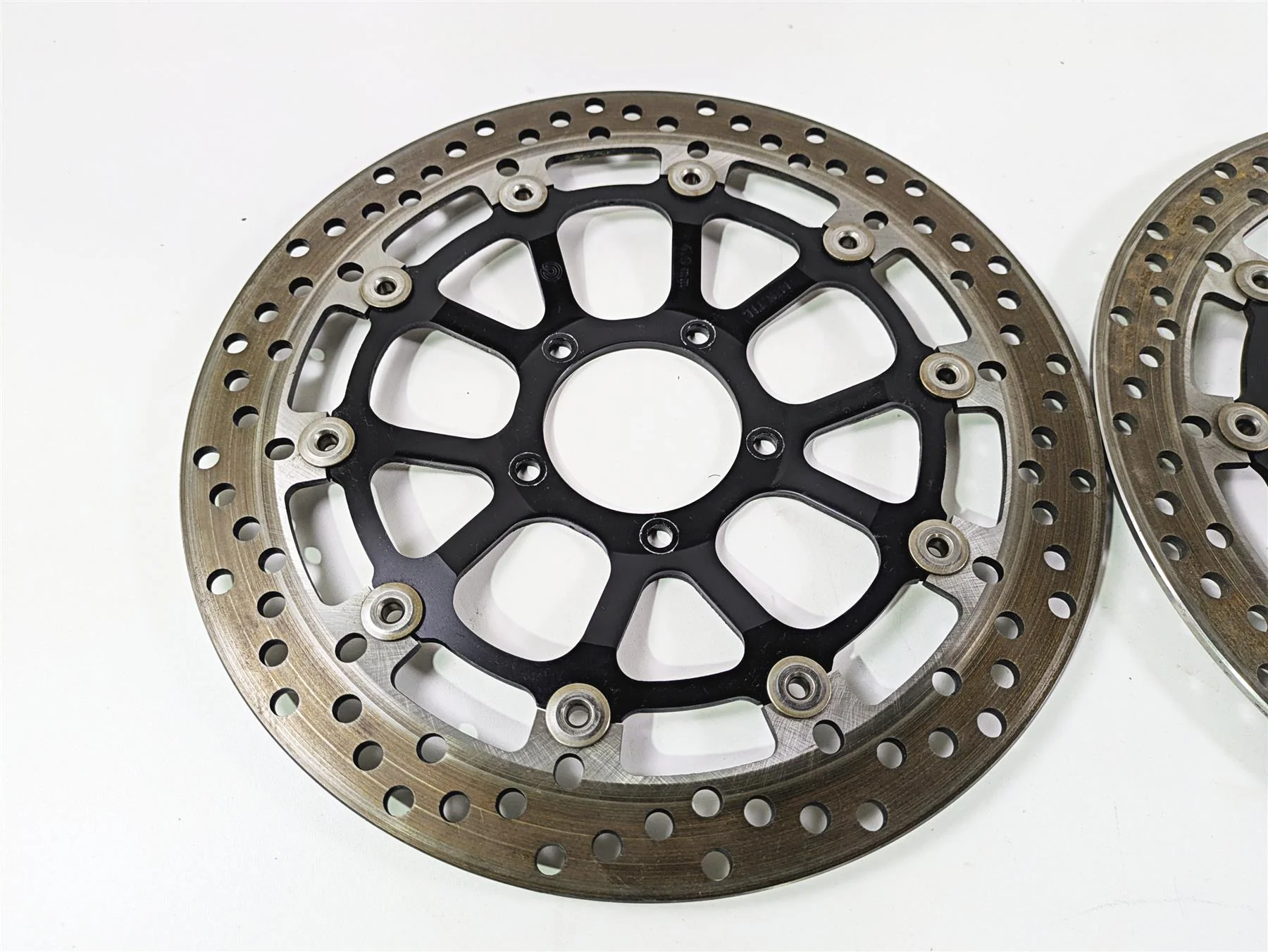 2022 Ducati Streetfighter V2 Front Brake Rotor Disc Set 49240851A - Image 12