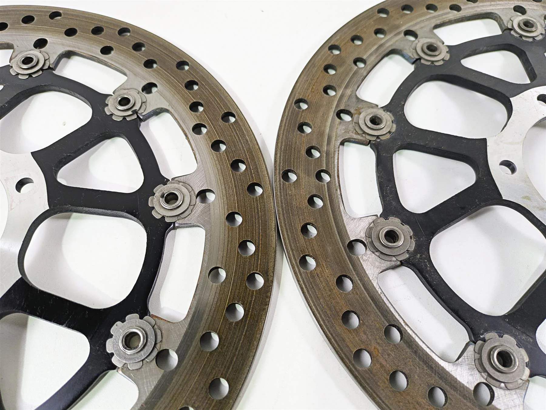 2022 Ducati Streetfighter V2 Front Brake Rotor Disc Set 49240851A - Image 7