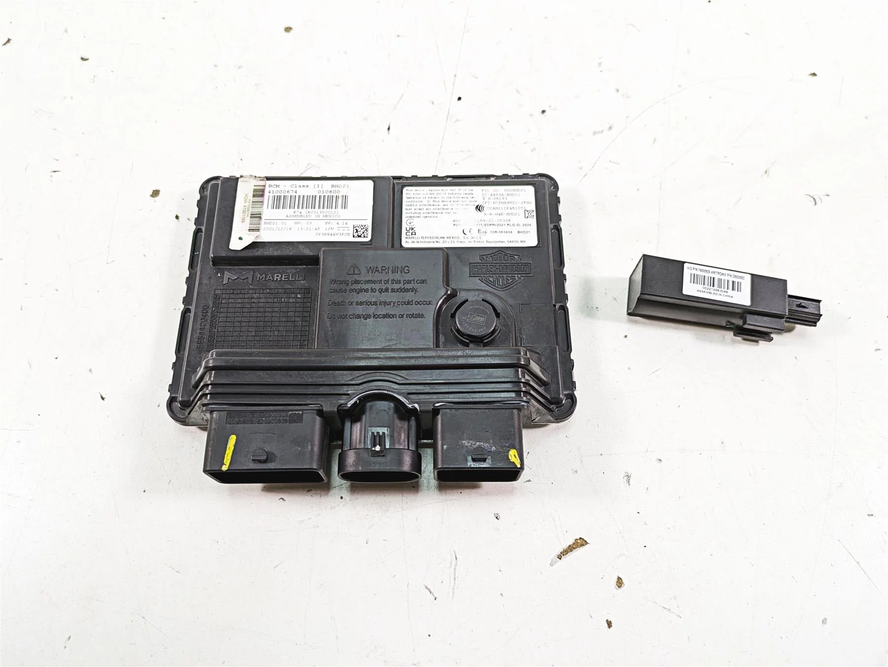 2022 Harley RA1250 S Pan America Bcm Body Control Module Class I 41000674