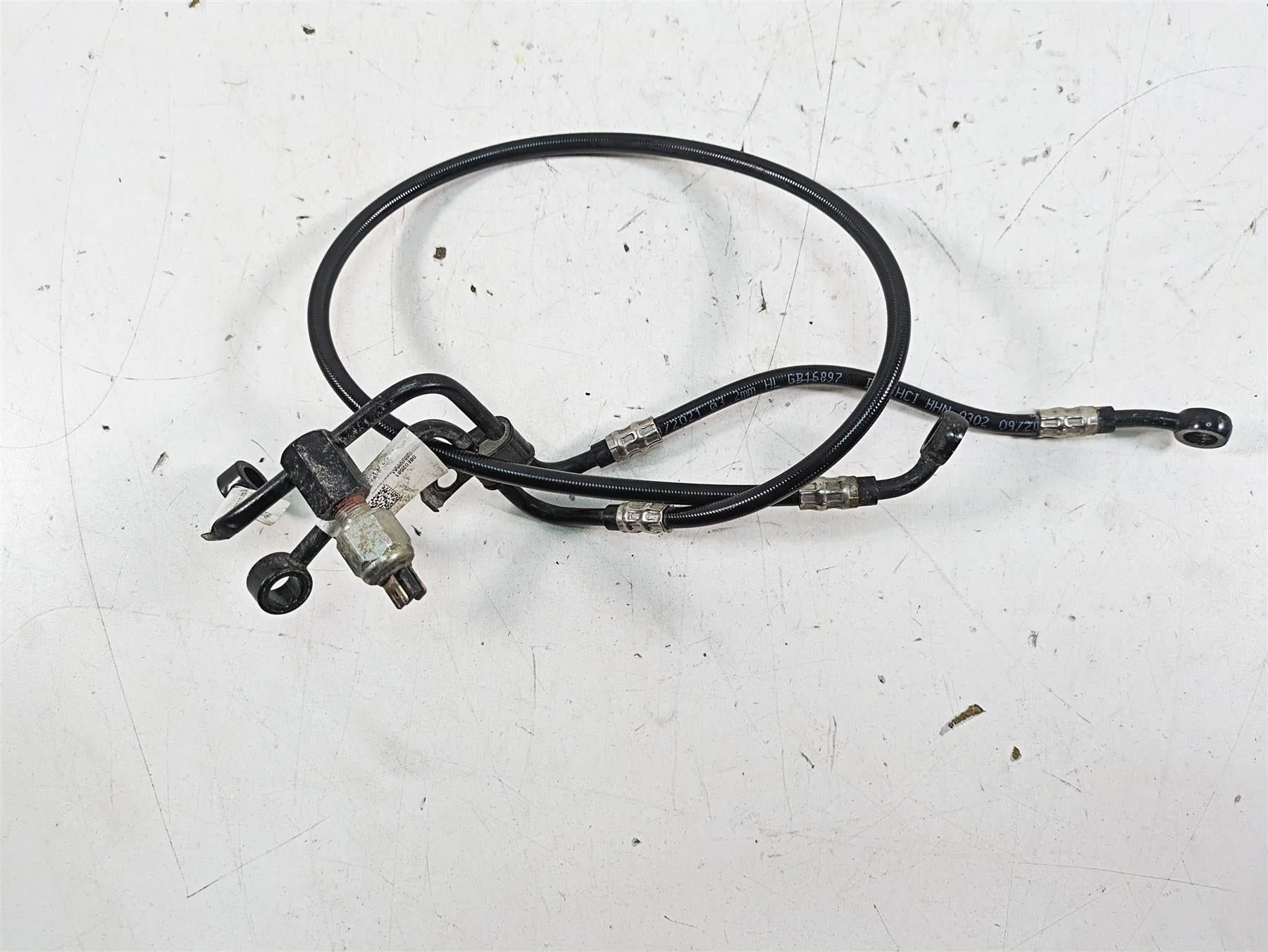 2022 Harley RA1250 S Pan America Rear Abs Brake Line Hose Set 41800754 - Image 5