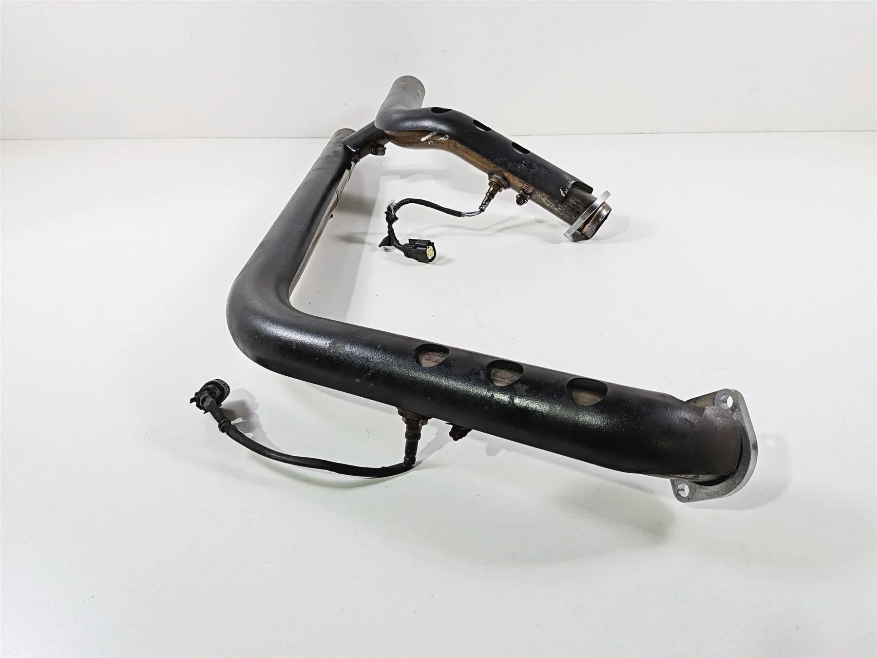 2022 Harley Softail FXLRST Low Rider Stock Exhaust Header & Shield Set 65600264 - Image 5
