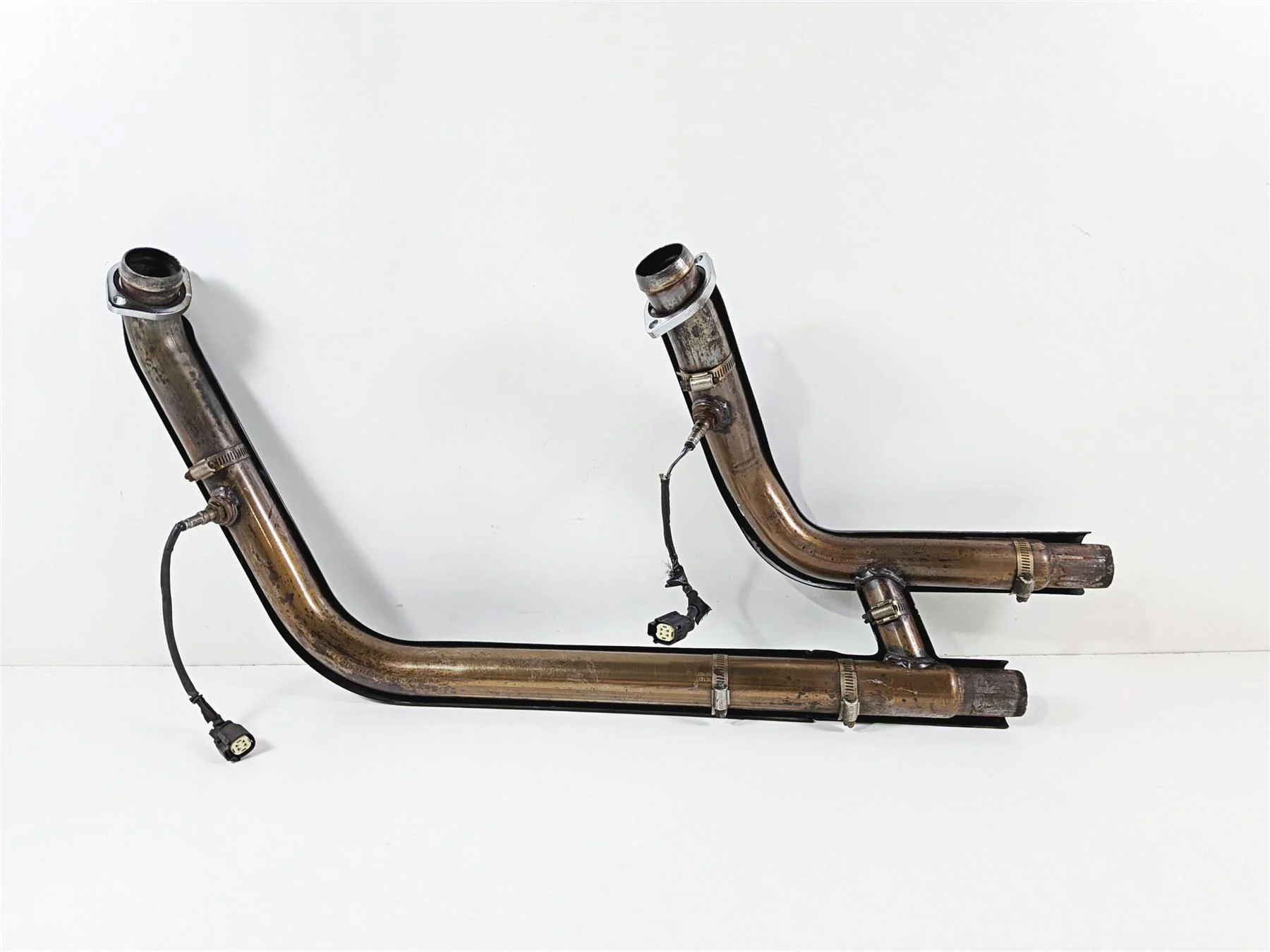 2022 Harley Softail FXLRST Low Rider Stock Exhaust Header & Shield Set 65600264 - Image 6