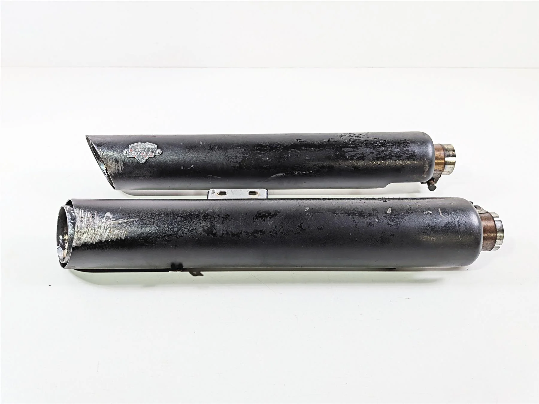 2022 Harley Softail FXLRST Low Rider Vance Hines Slash Cut Slip On Exhaust 1923 - Image 2