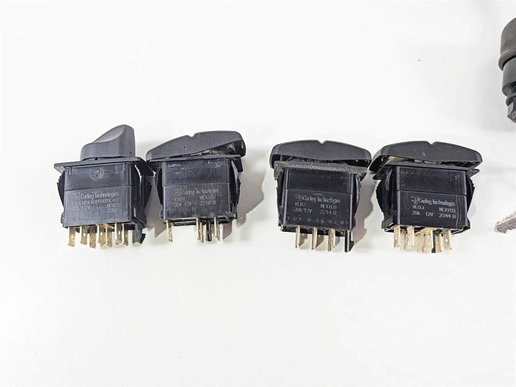 2022 Kawasaki Teryx KRX KRF 1000 SE Light & Ignition Switch Keys Set 27005-0643 - Image 5