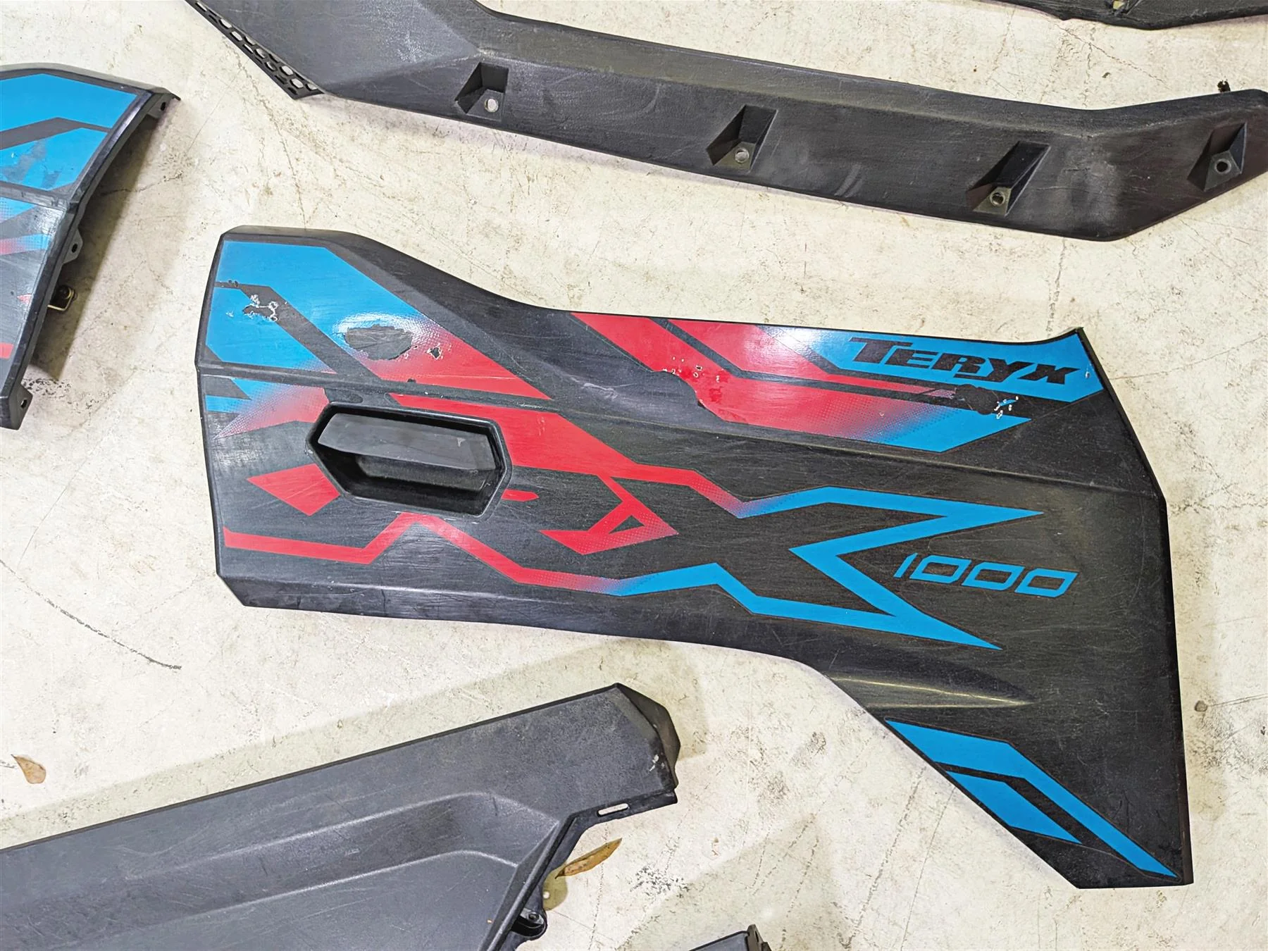 2022 Kawasaki Teryx KRX KRF 1000 SE Outer Colored Plastics Set - Read 14093-0814 - Image 4