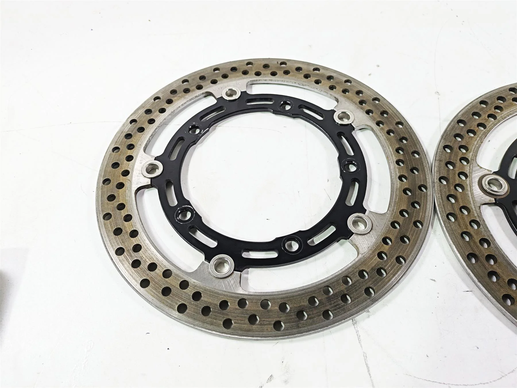 2022 Kawasaki ZR900RS Cafe Front Brake Disc Rotor Set - 3k Only 41080-0677-11I - Image 4