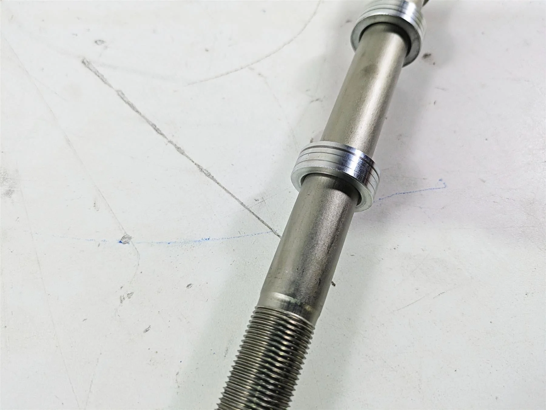 2022 Kawasaki ZR900RS Cafe Straight Front Wheel Spindle Axle 20mm 41068-0618 - Image 8