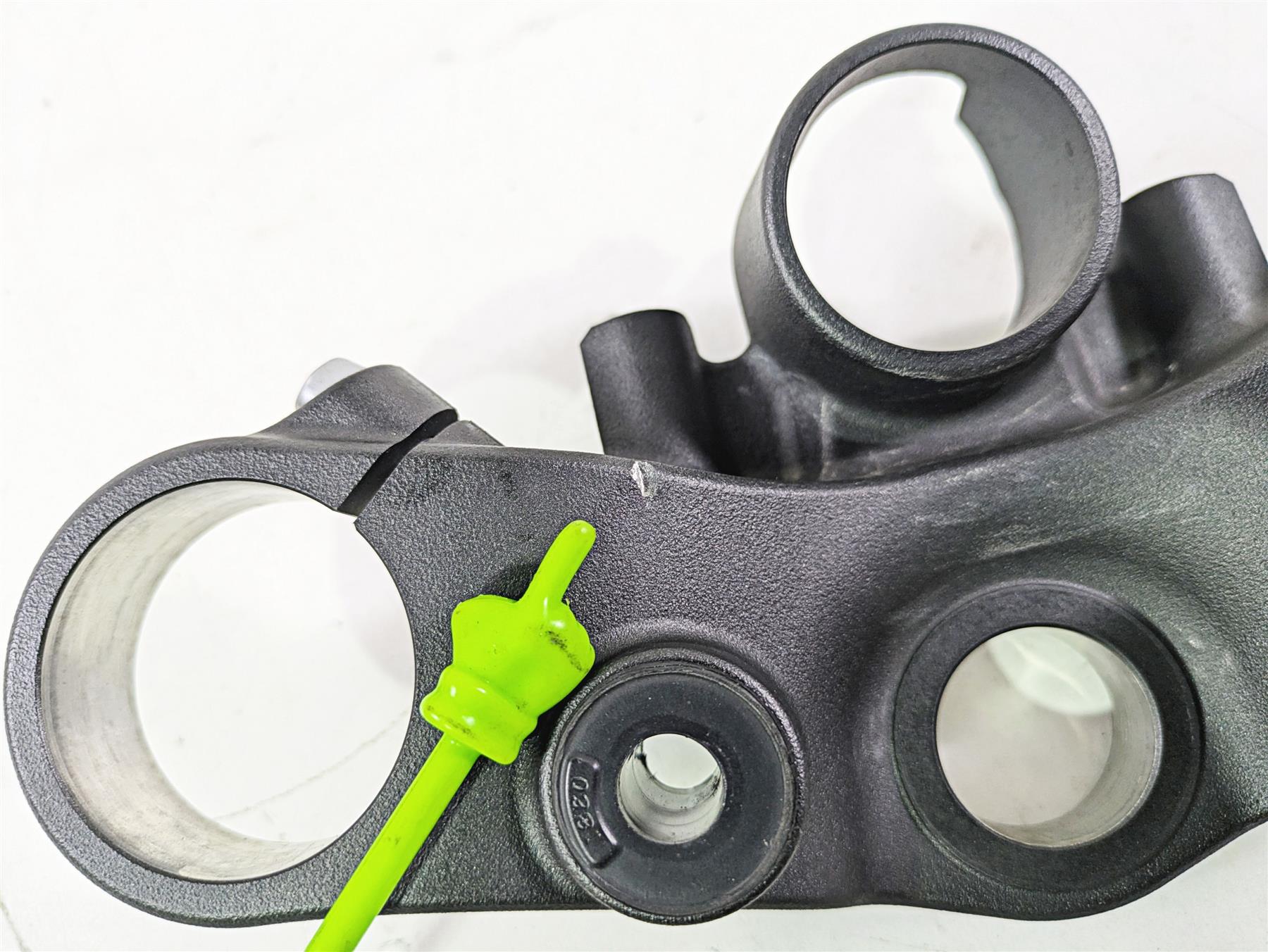 2022 Kawasaki ZR900RS Cafe Upper Triple Tree Steering Clamp 44039-0182-18R - Image 2