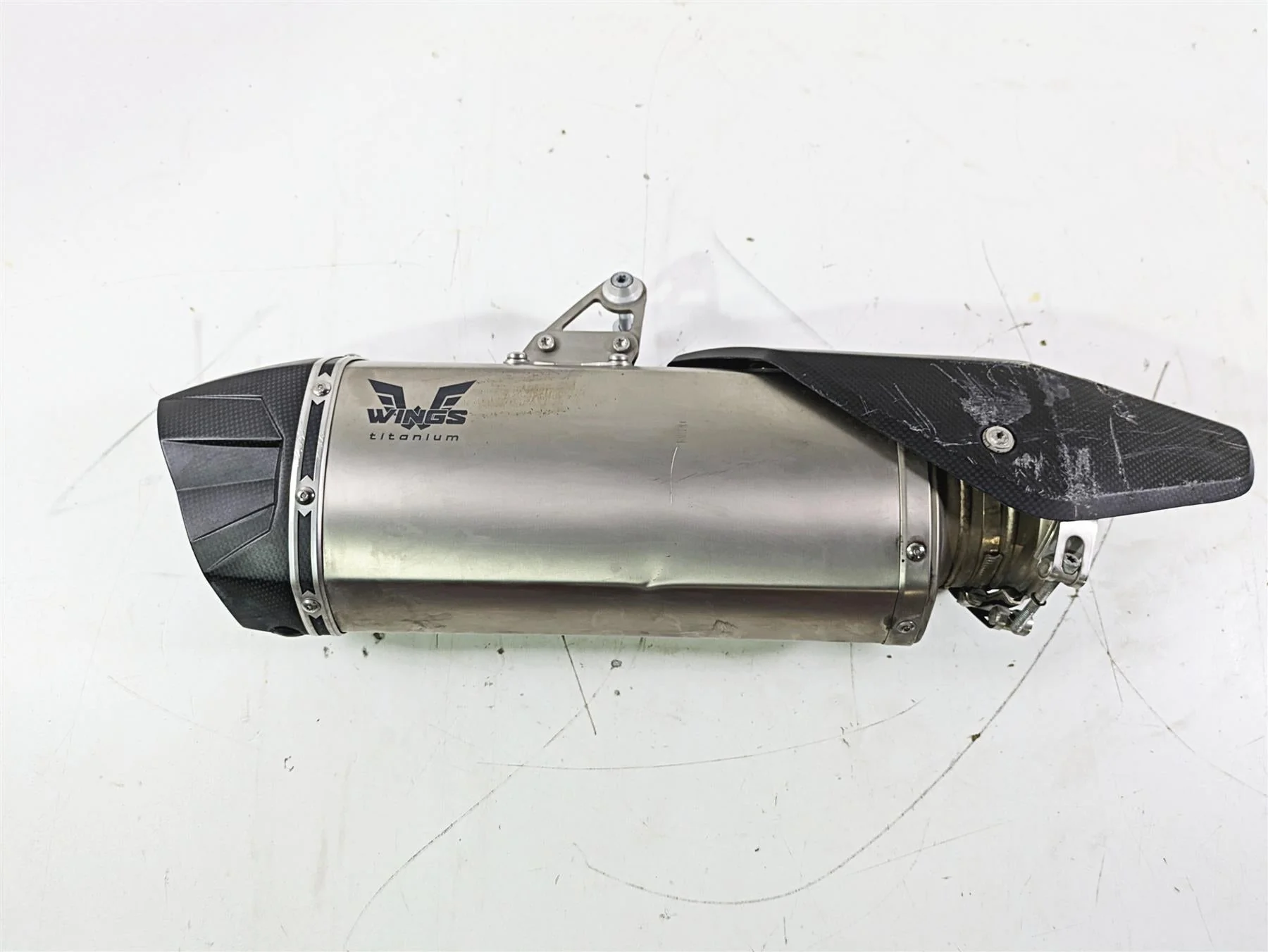 2022 KTM 1290 Super Adventure S Wings Titanium Exhaust Pipe Muffler Slip On 0211