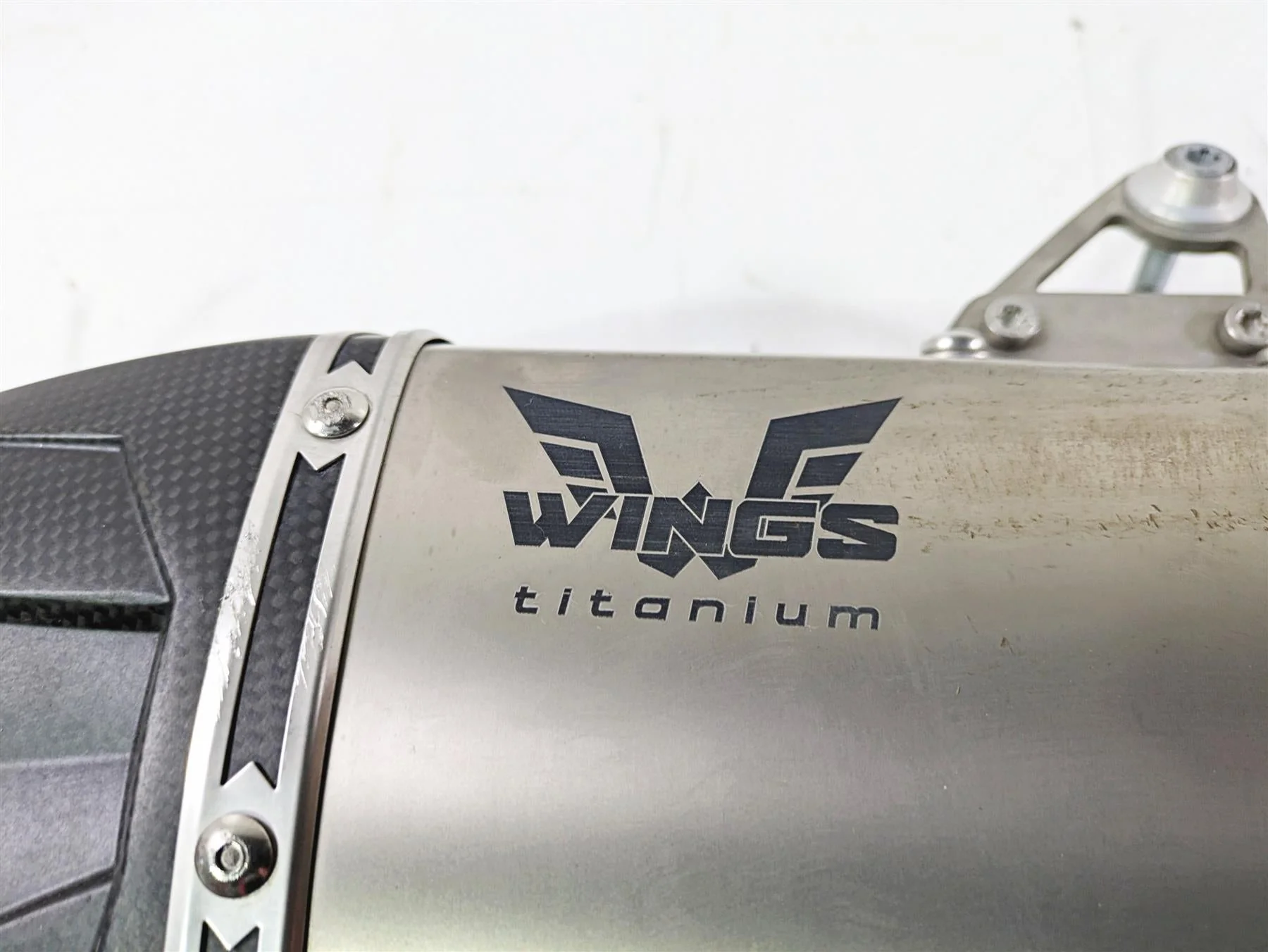 2022 KTM 1290 Super Adventure S Wings Titanium Exhaust Pipe Muffler Slip On 0211 - Image 3