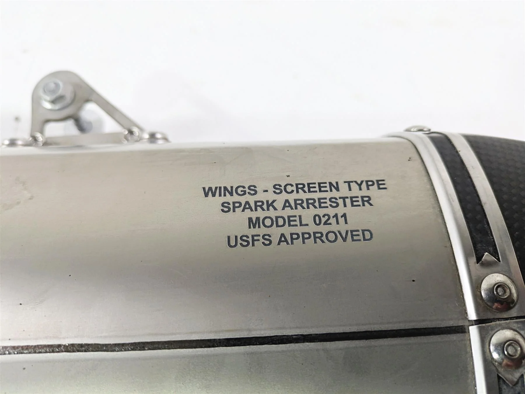 2022 KTM 1290 Super Adventure S Wings Titanium Exhaust Pipe Muffler Slip On 0211 - Image 5