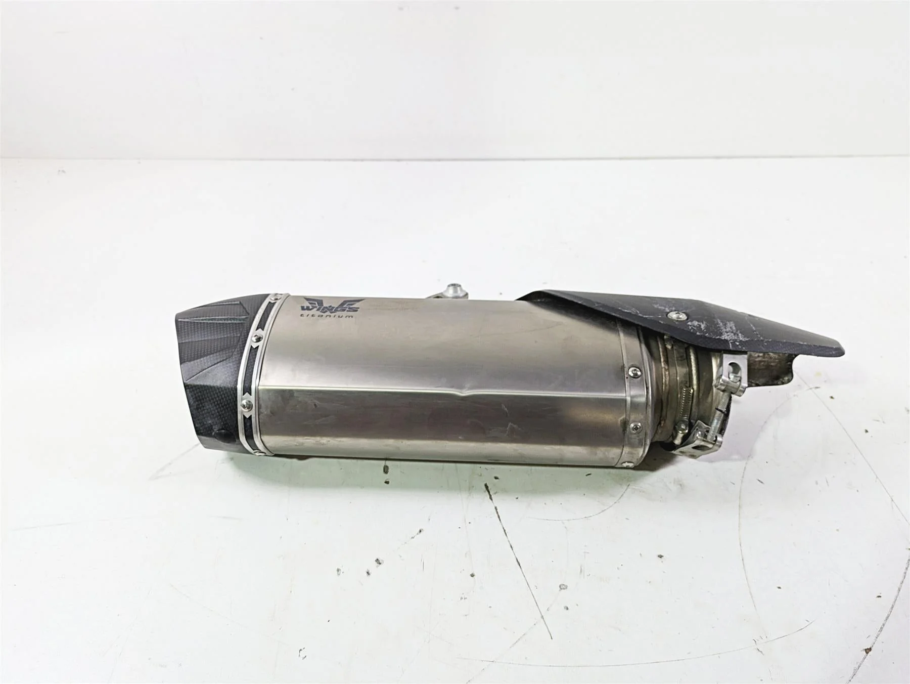 2022 KTM 1290 Super Adventure S Wings Titanium Exhaust Pipe Muffler Slip On 0211 - Image 9