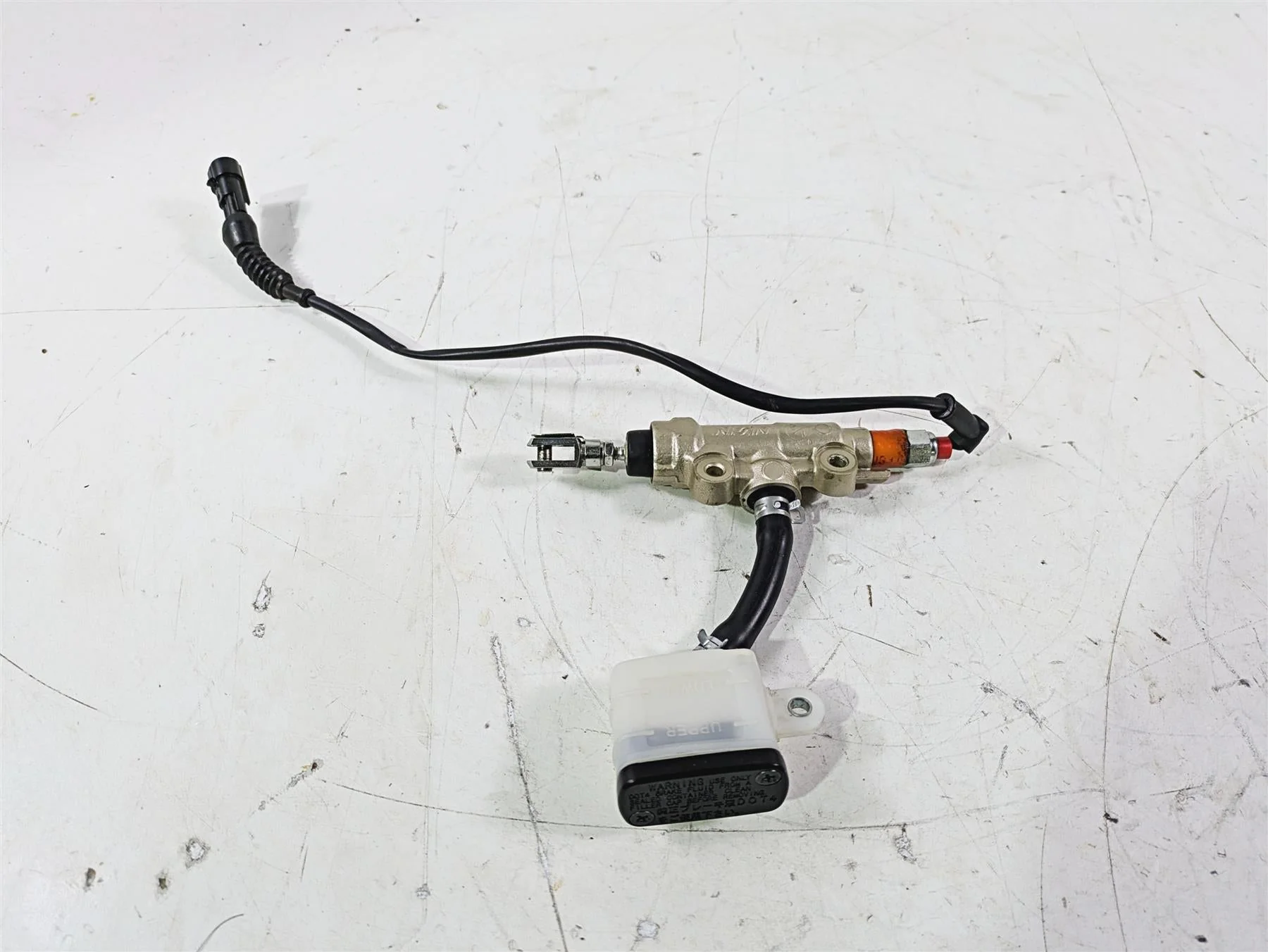 2022 MV Agusta F3 800 Rosso Nissin Rear Brake Master Cylinder 1/2 8000C2438